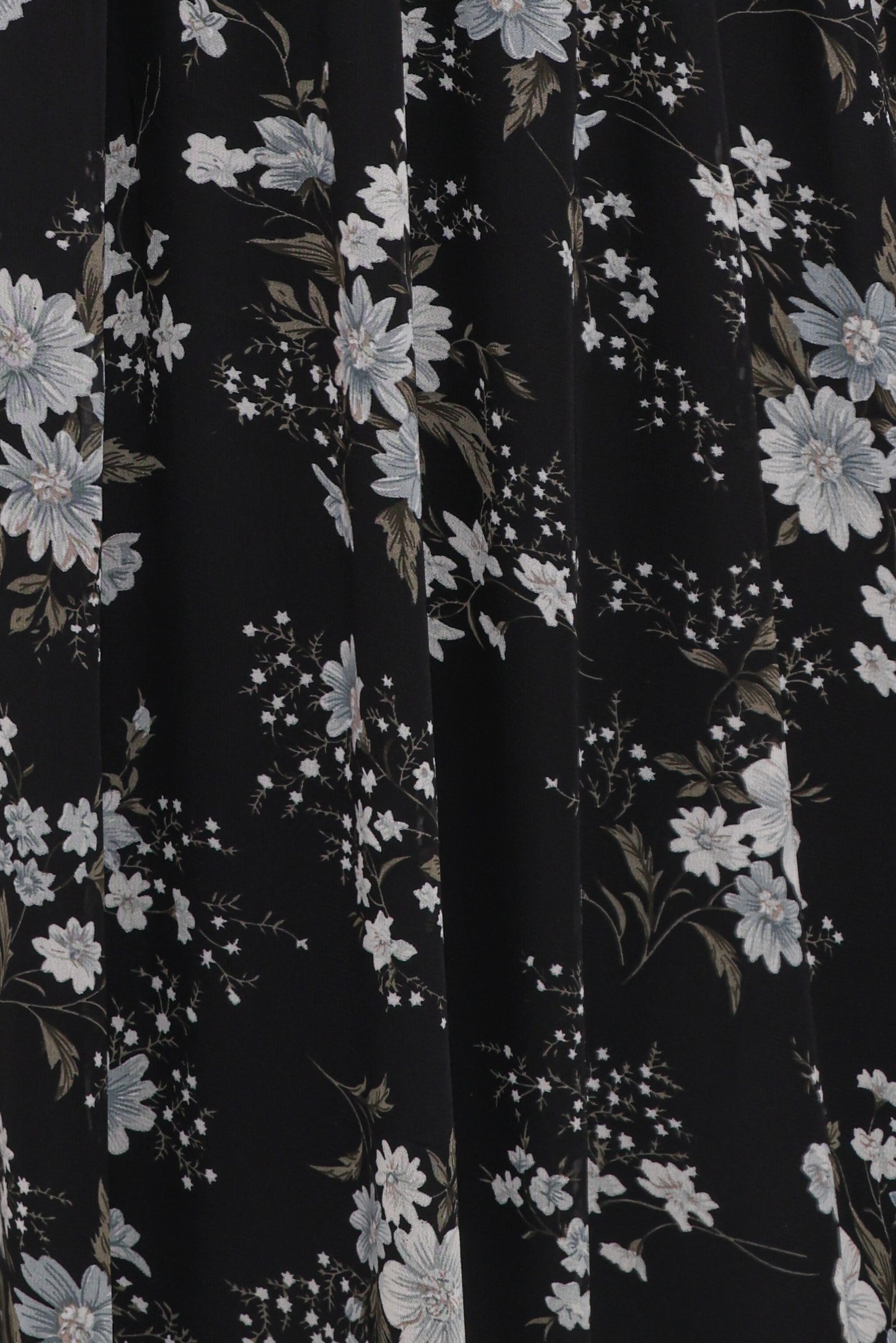 Mavis Long Sleeve Maxi Dress - Black Floral