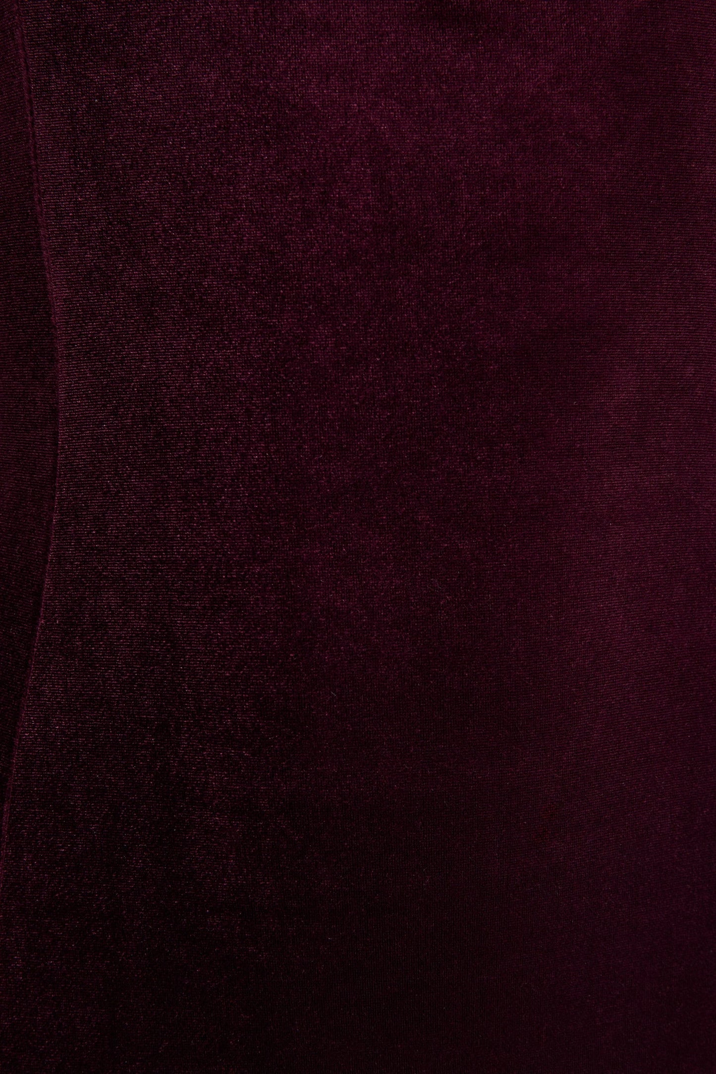 Emberlyn Burgundy Velvet Scoop-Neck Fishtail Midi Dress