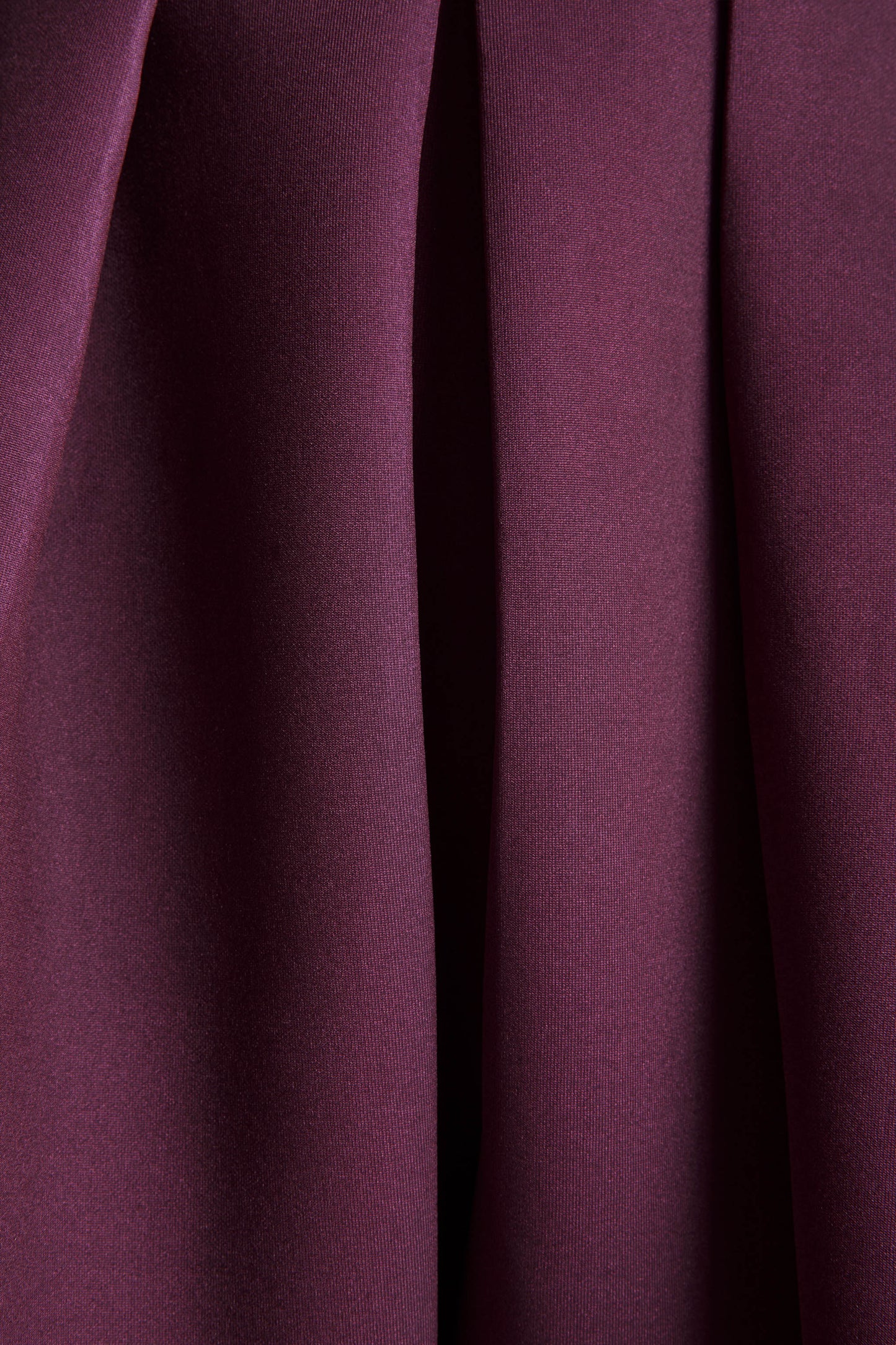 Jamila Plum Scoop-Neck Midi Dress
