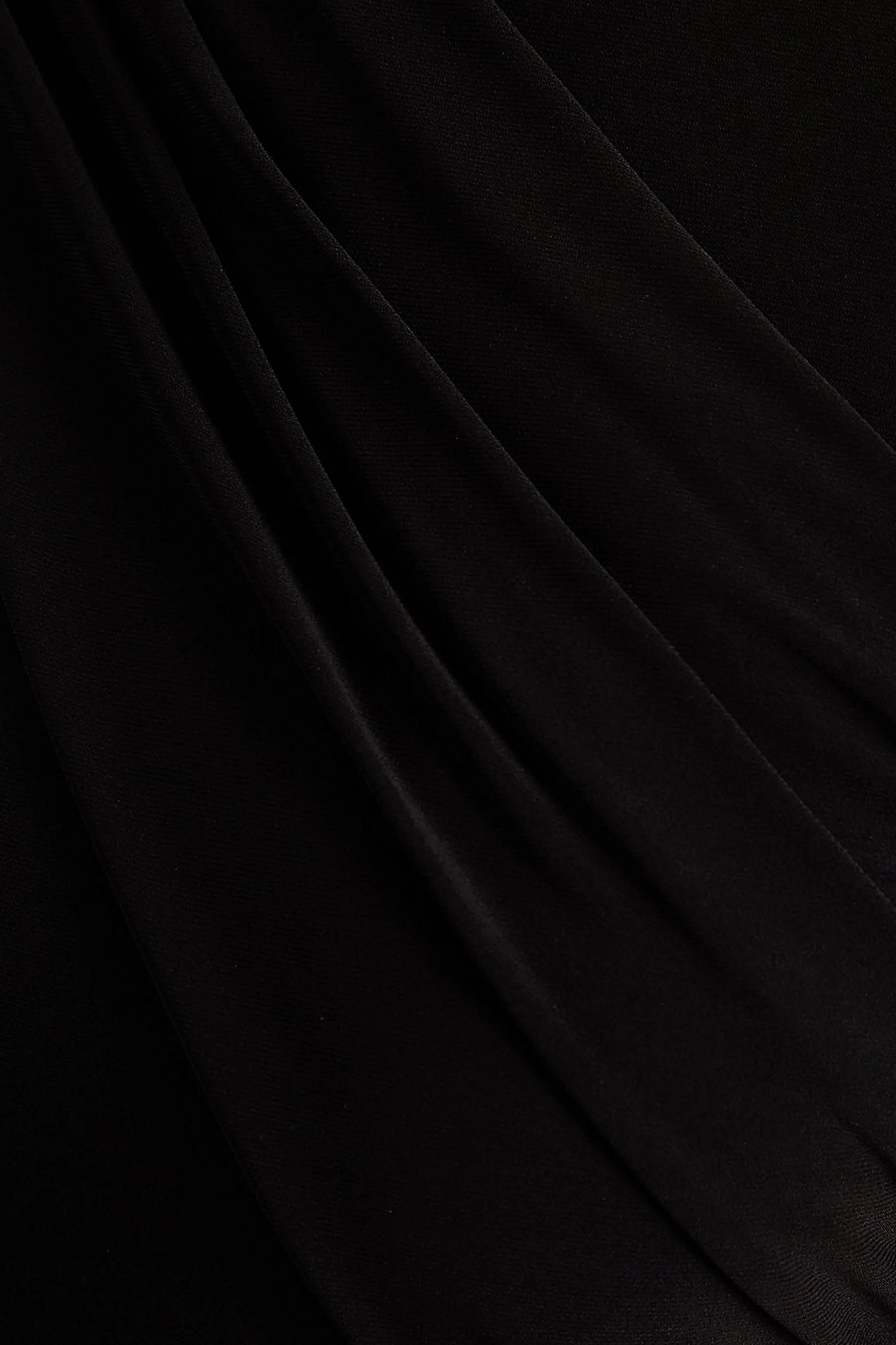 Zora Black Crew-Neck Mini Dress With Knot And Sash Detail