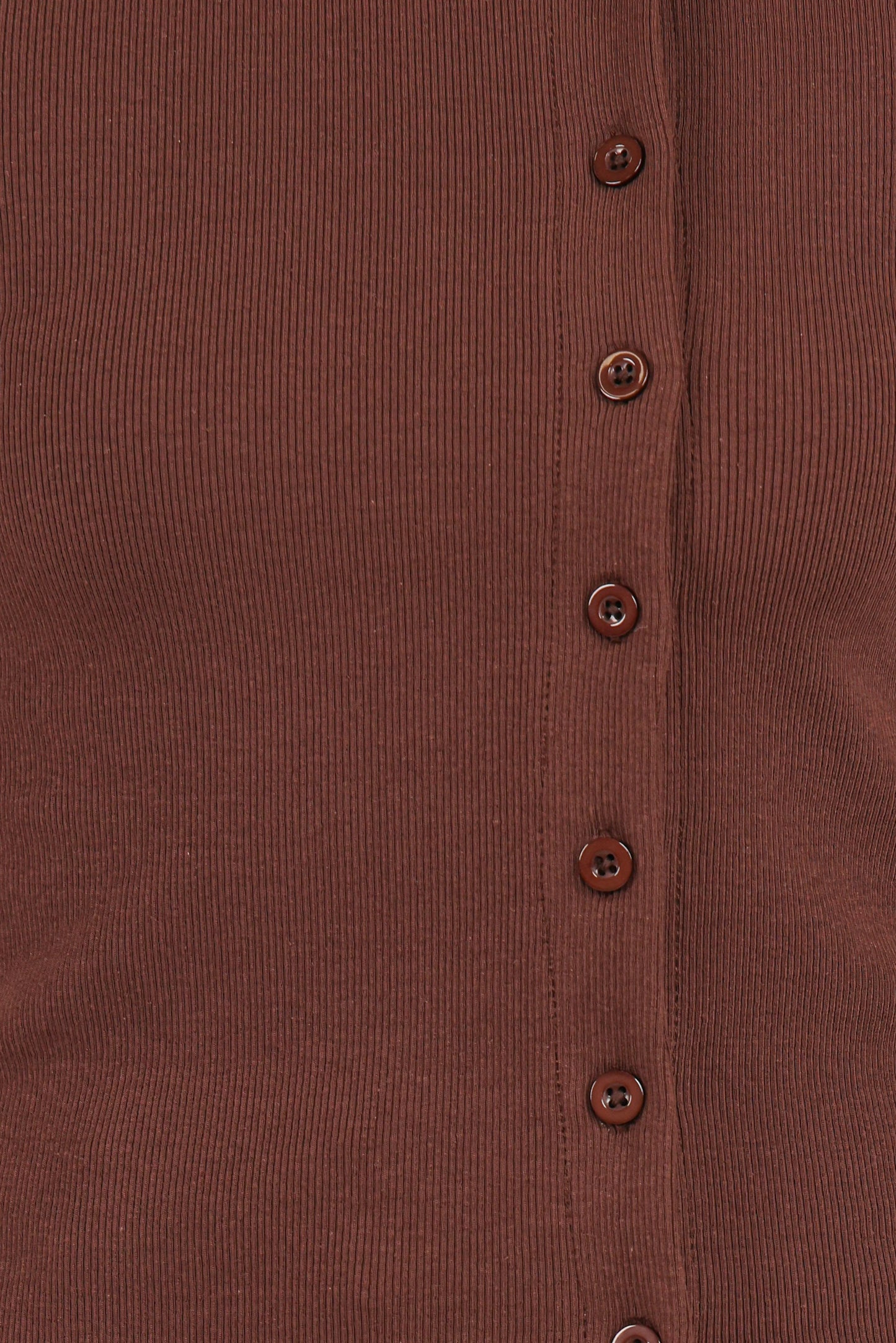 Cass Long Sleeve Top - Chocolate Brown