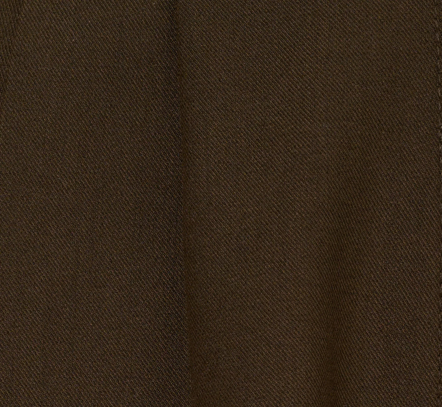 Wide Leg Pleated Trouser In Military Green