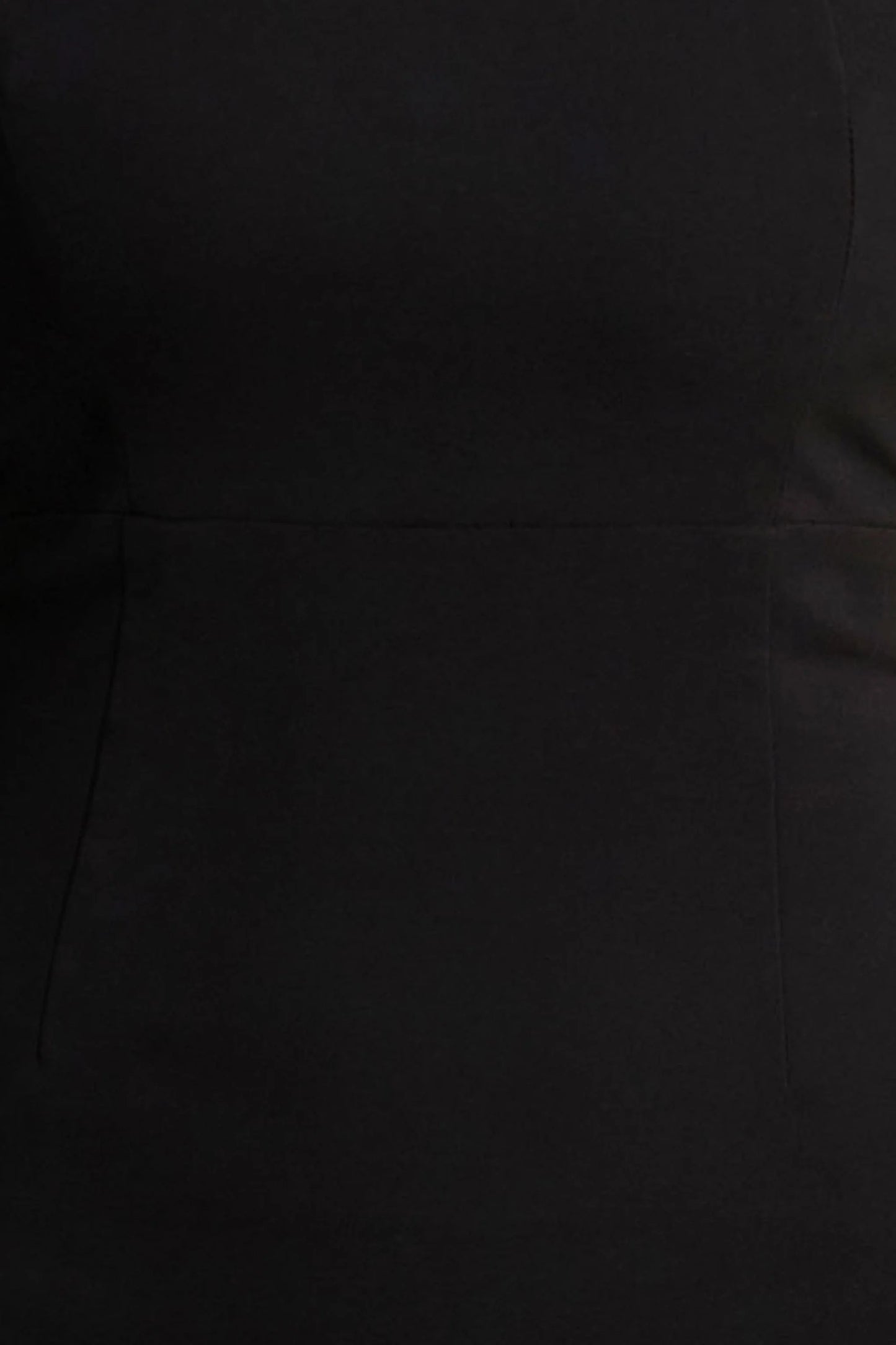 Retreat Black Square-Neck Maxi Dress With Satin Puff-Sleeves