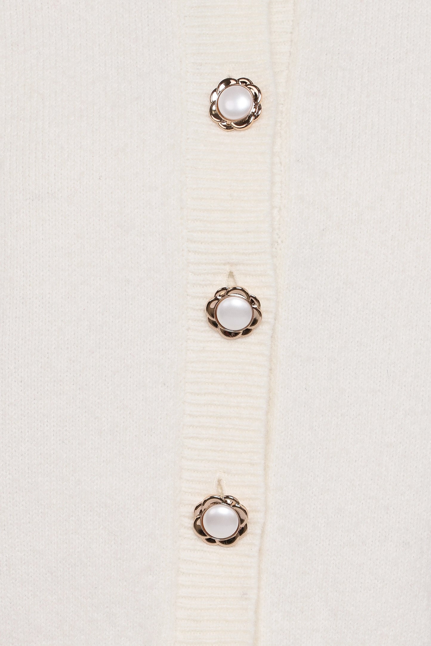 Thelma Trumpet Sleeve Cardigan - Cream