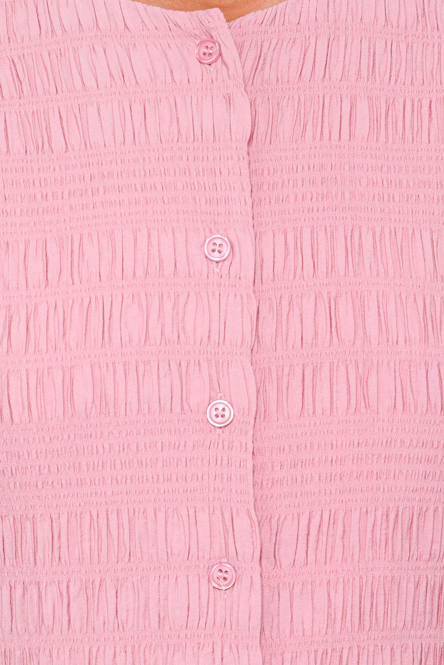 Amaya Long Sleeve Mini Dress - Pink