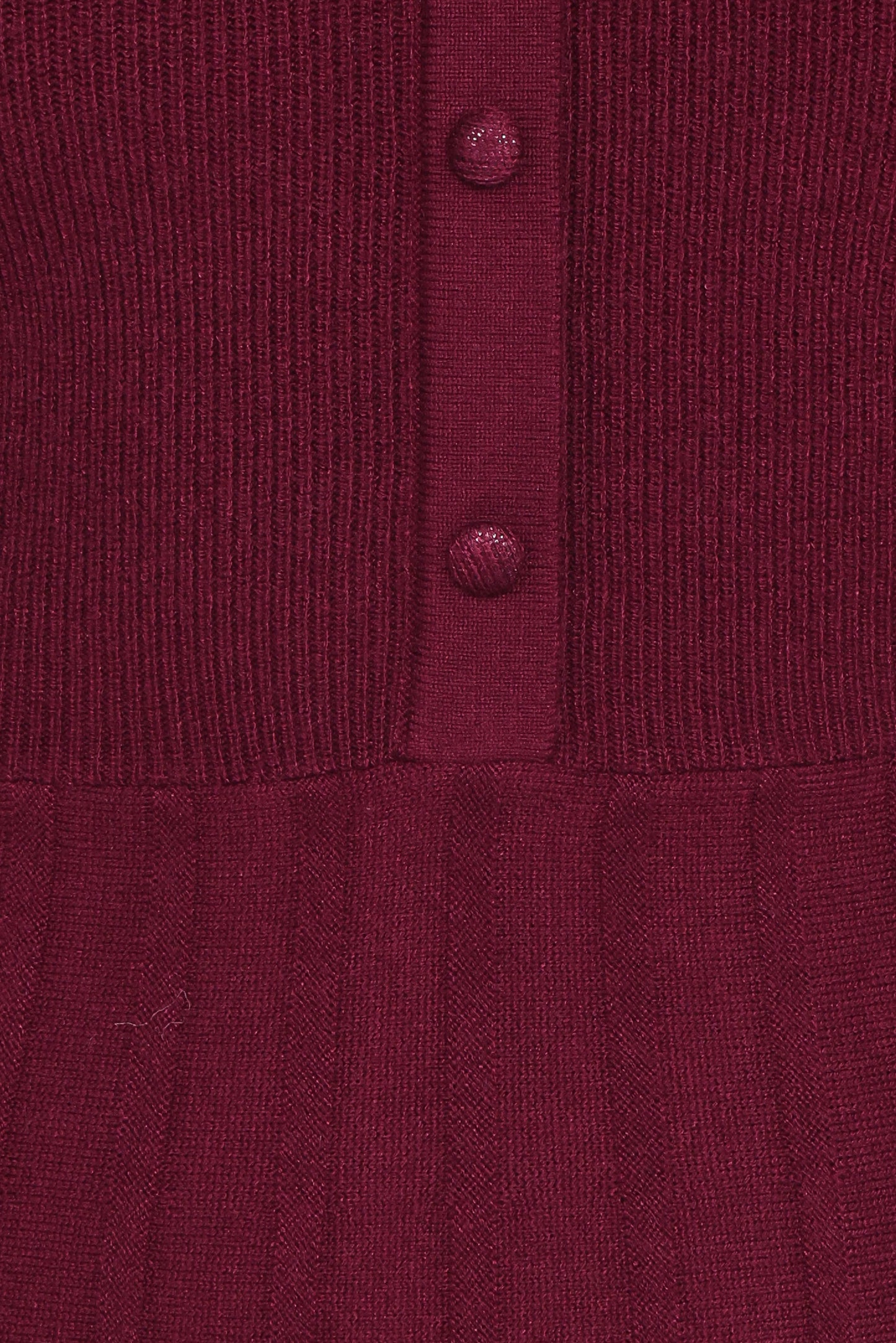 Darlina Long Sleeve Mini Dress - Burgundy