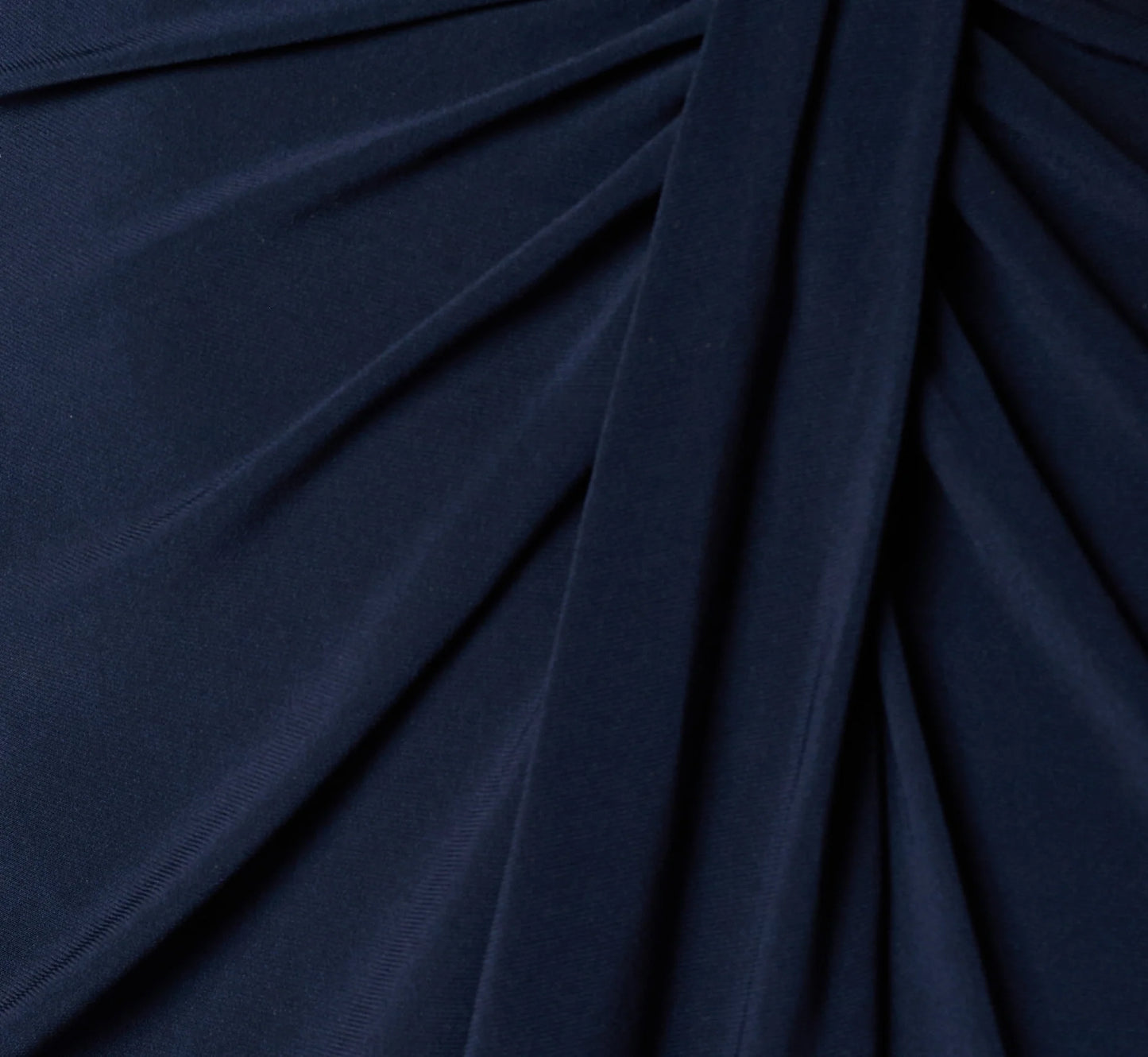 Long Sleeve Tuxedo Stretch Midi Dress In Midnight