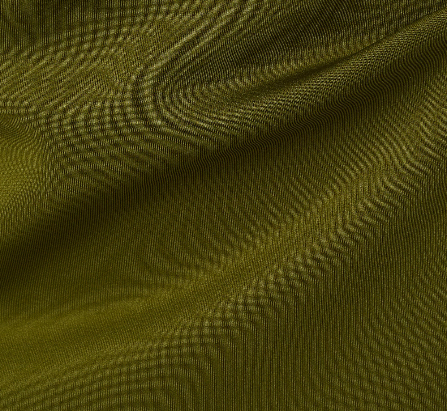 Asymmetrical Draped Column Gown In Jungle Olive