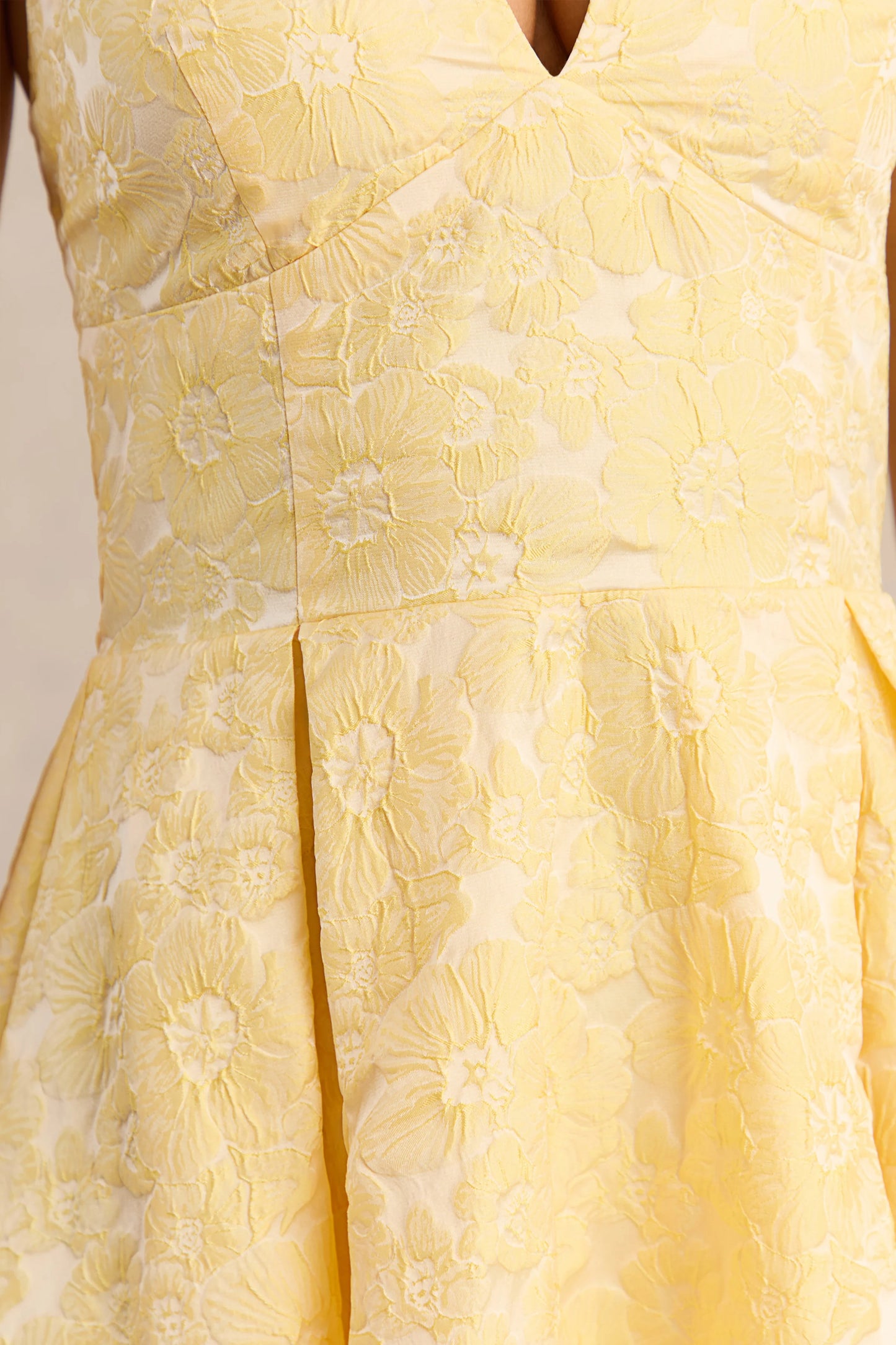Nyomi Lemon Satin Halter-Neck Midi-Dress