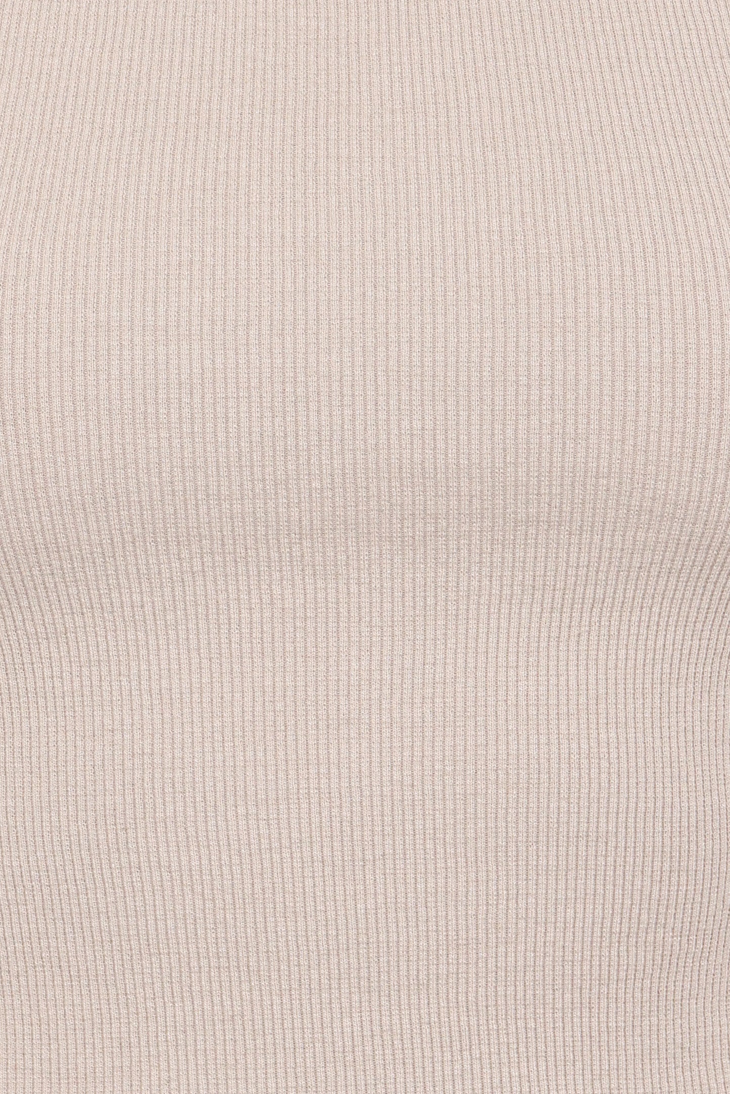 Ari Ribbed Tank Top - Wheat