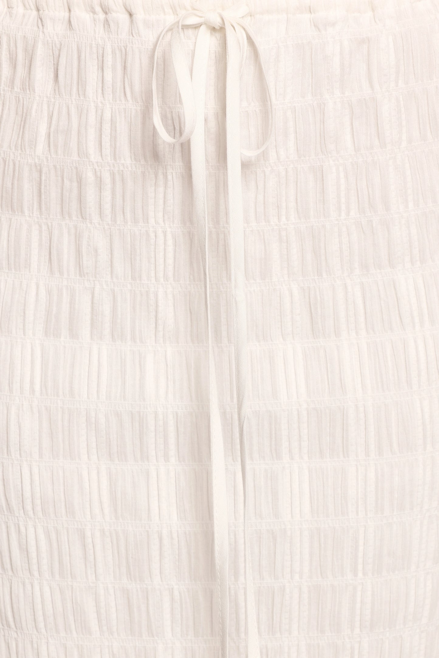 Charlotte Textured Maxi Skirt - White