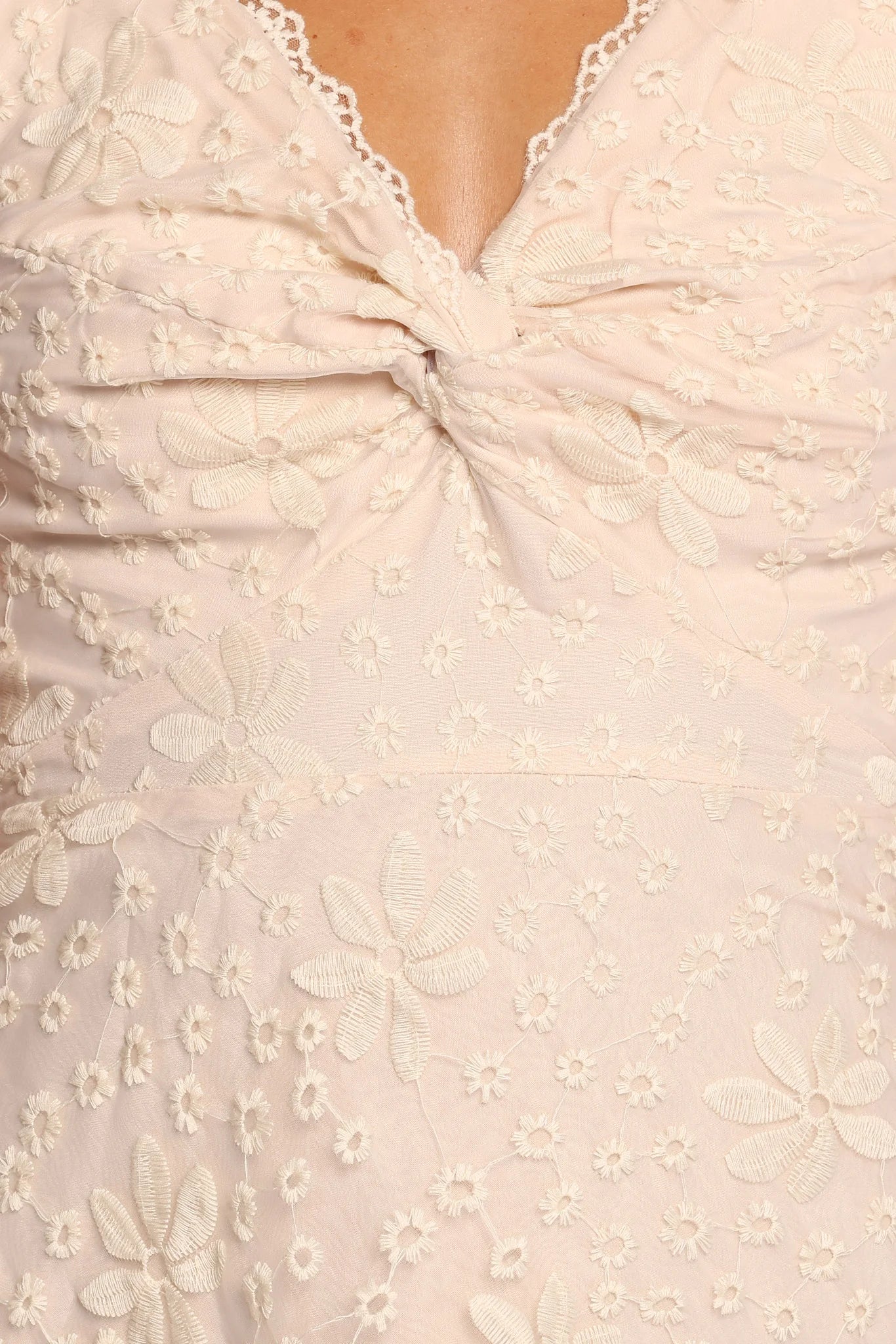 Louise Midi Dress - Cream