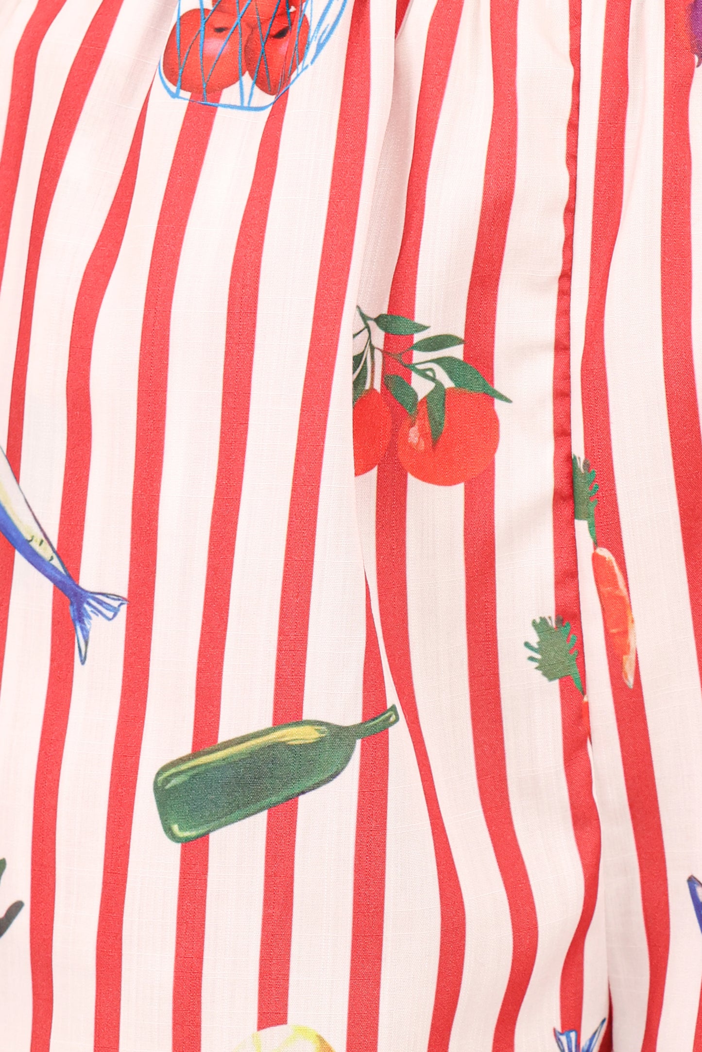Krystal Short Set - Red Stripe