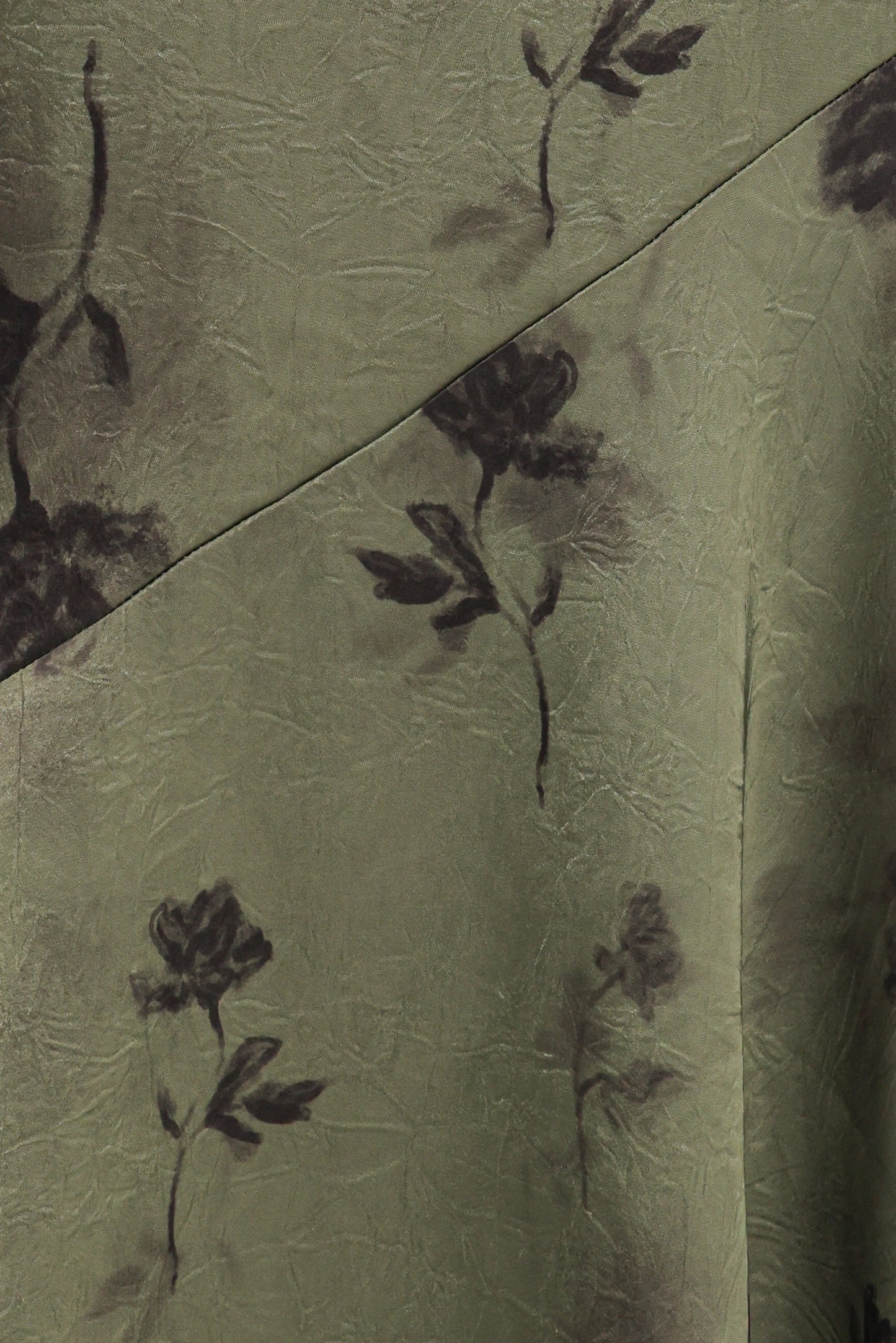 Fia Midi Dress - Green Floral
