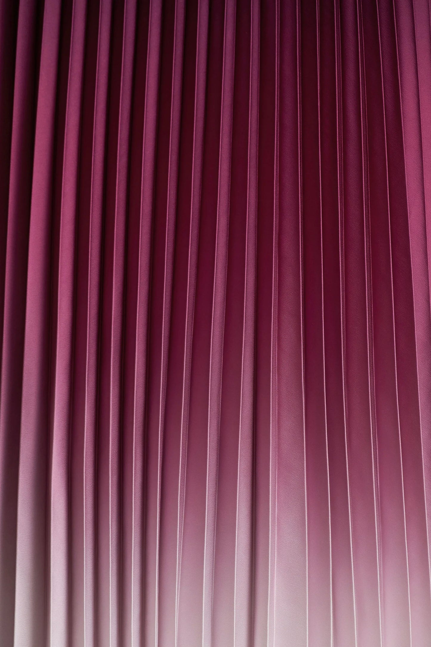 Libby Burgundy Ombre Woven High-Neck Midi Dress With Pleated Detailing