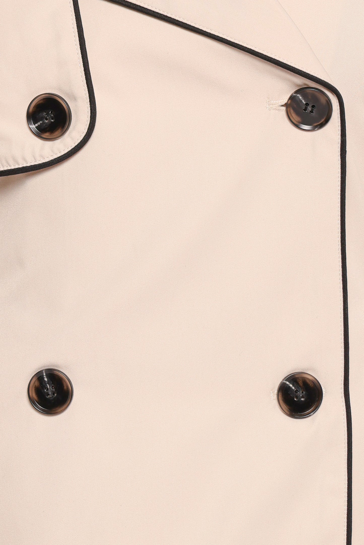 Franklin Cropped Trench - Ecru