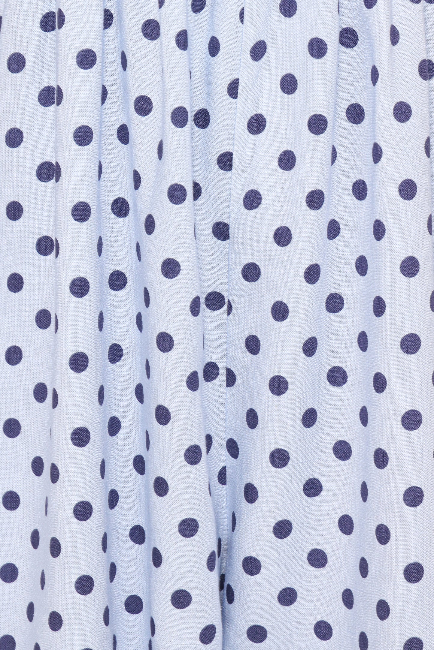 Quinley Romper - Blue Polka Dot