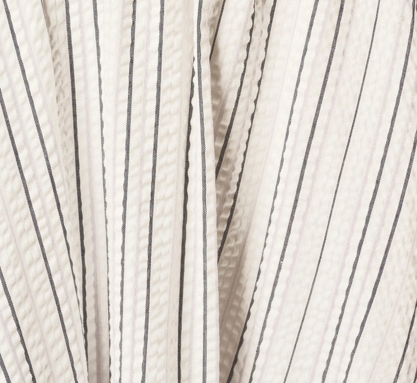 Smocked Seersucker Halter Midi Dress In Ivory Multi