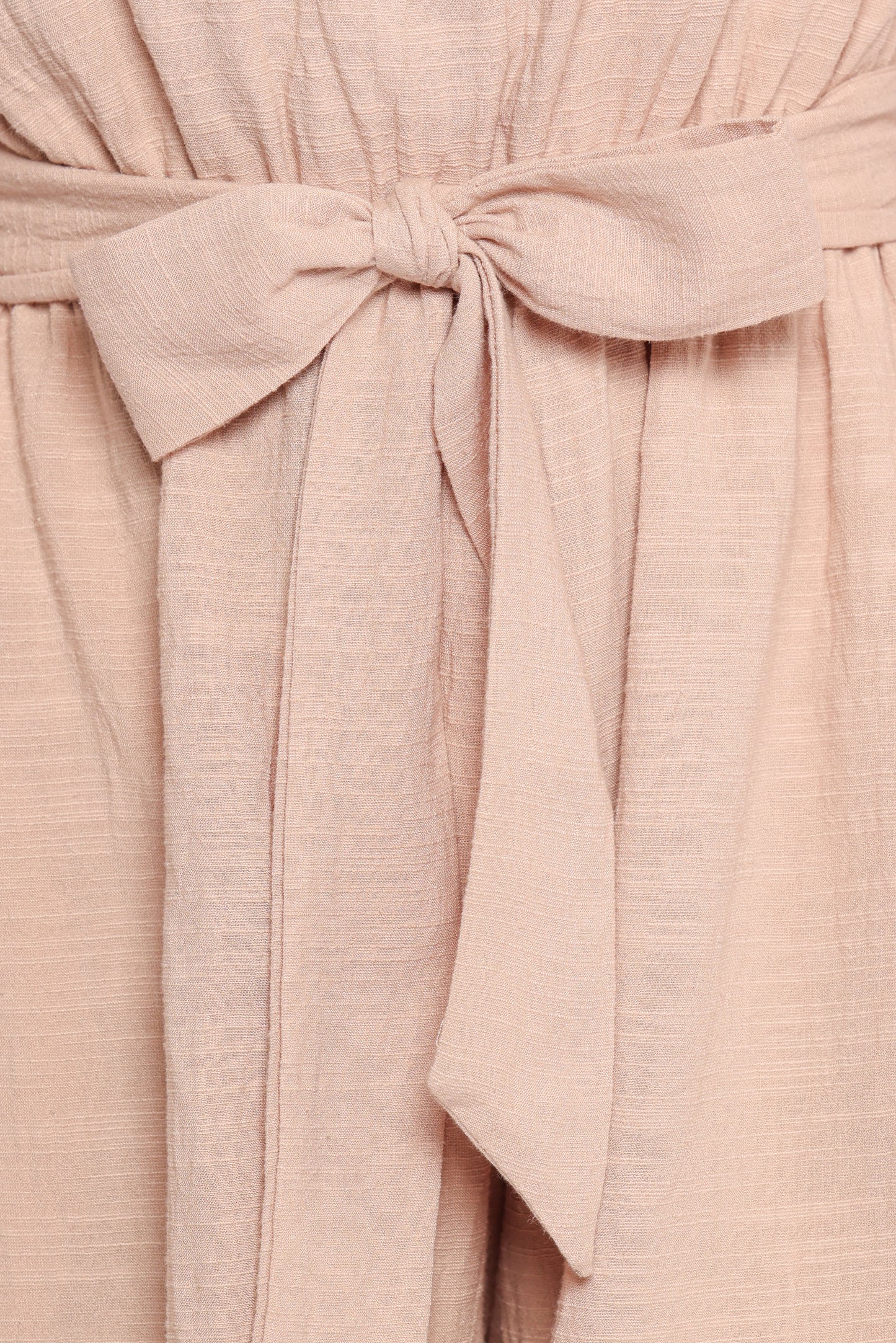 Levana One Shoulder Romper - Beige
