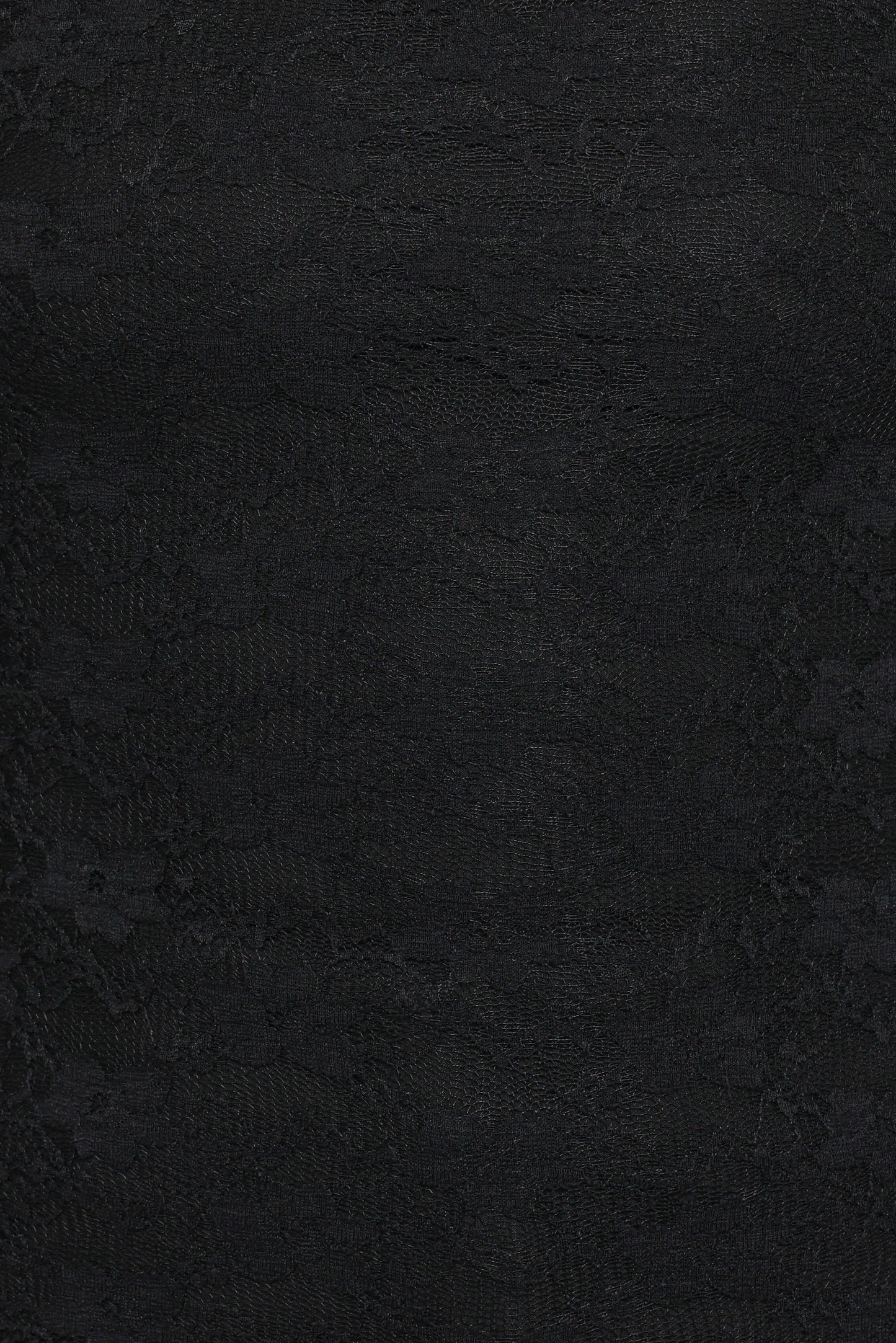 Skyler Square Neck Stretch Lace Top - Black