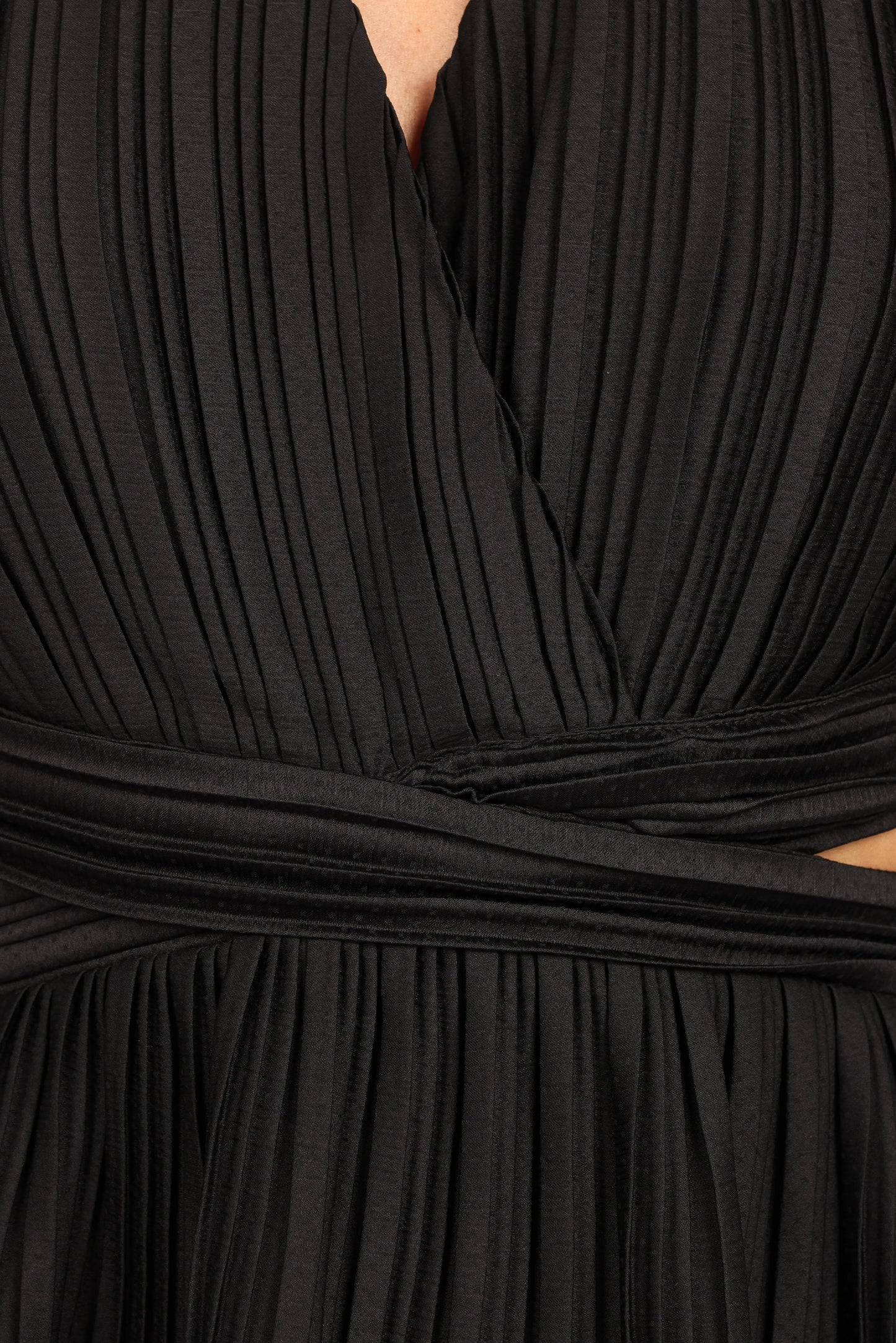 PIppa Long SLeeve Midi Dress - Black