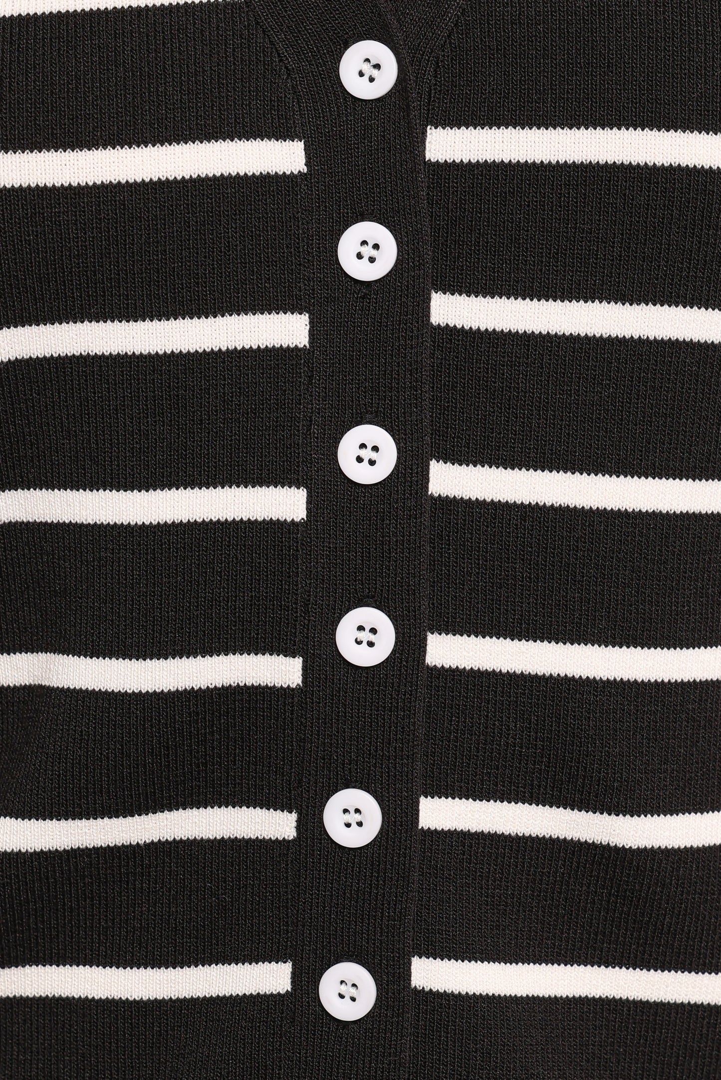 Juna Knitted Pant Set - Black White Stripe