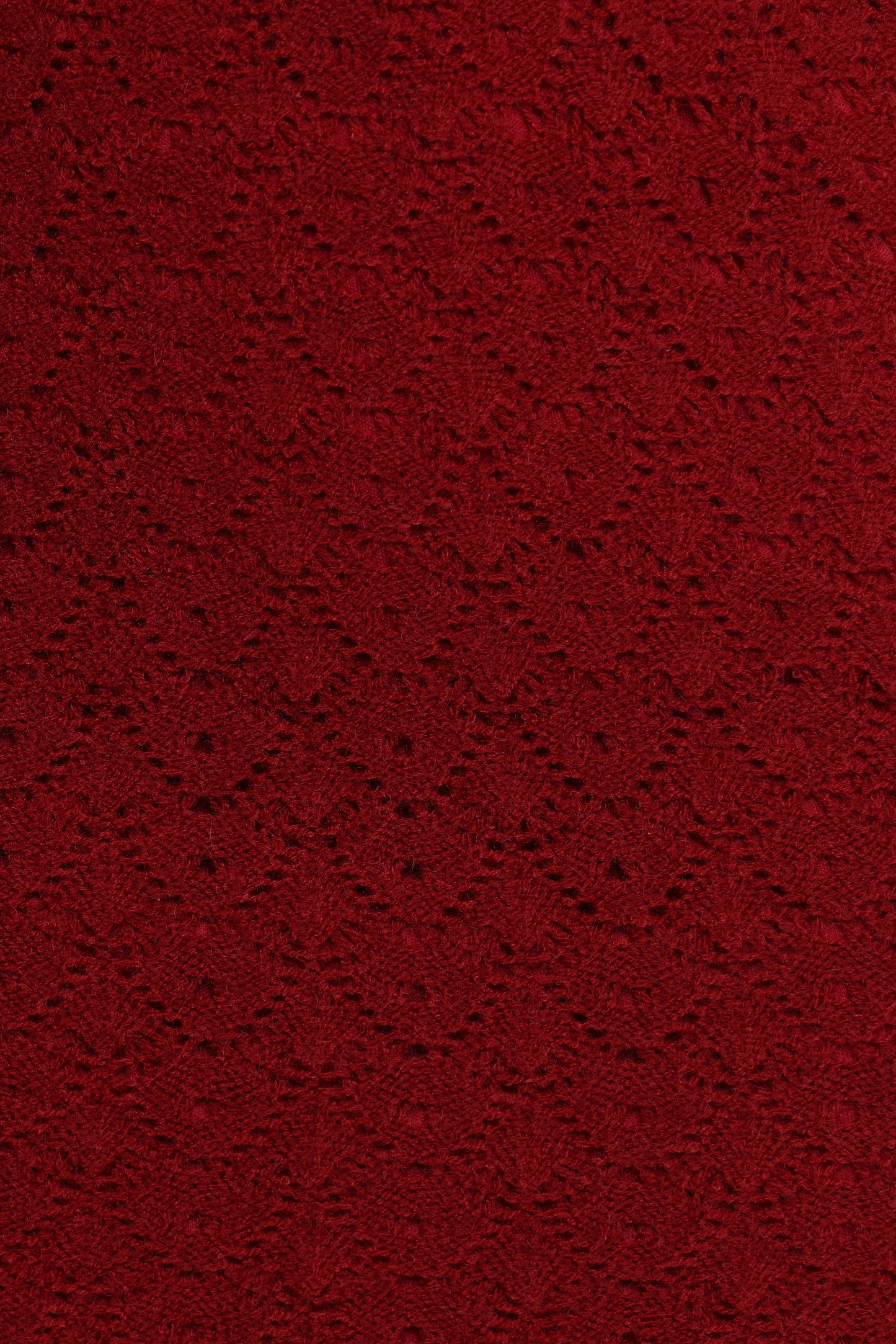 Suzzie Textured Knit Skirt/Cardi Set - Oxblood
