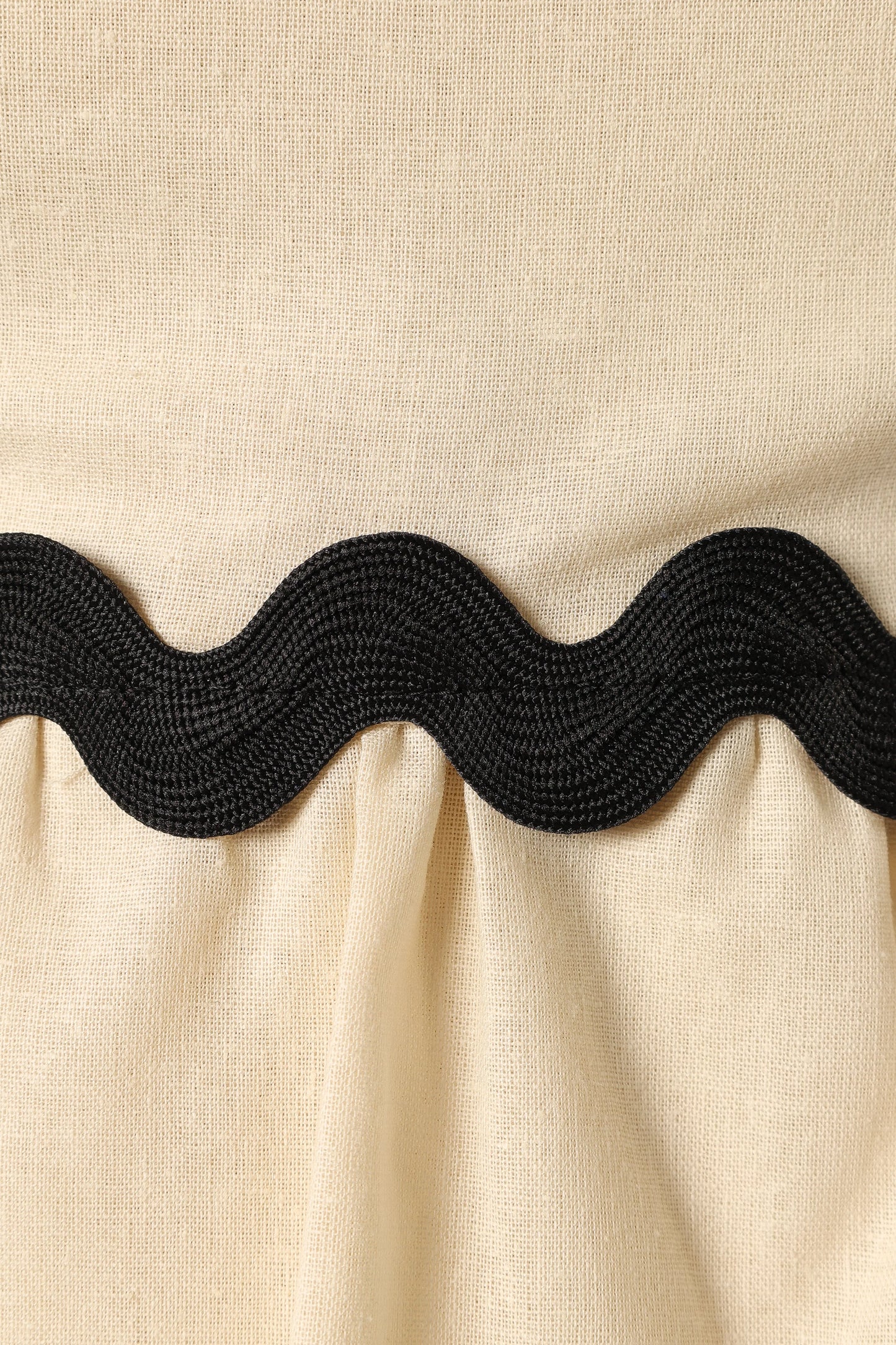 Mollymook Top - Cream Black