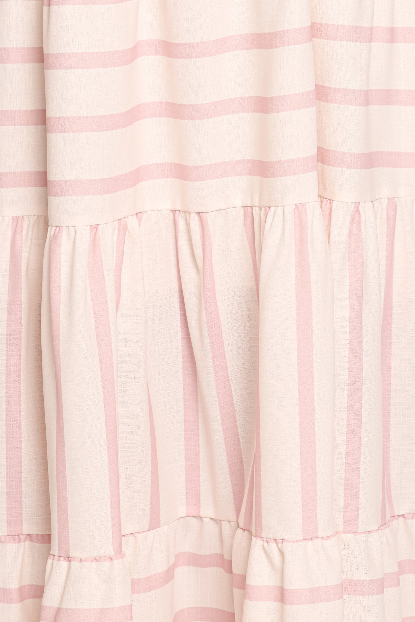 Evelin Midi Dress - Pink Stripe