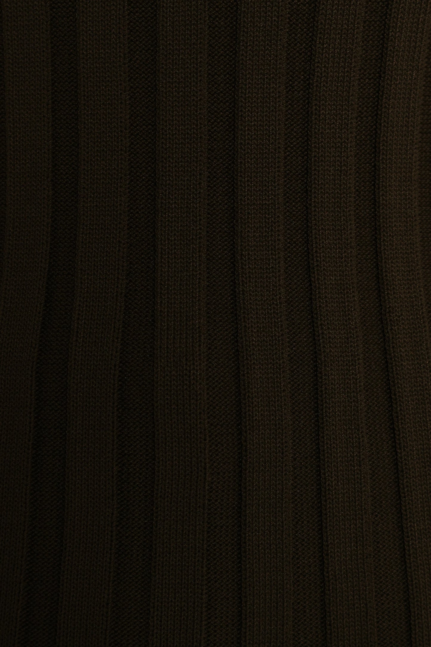 Aneesa Wide Rib Knit Top - Dark Olive