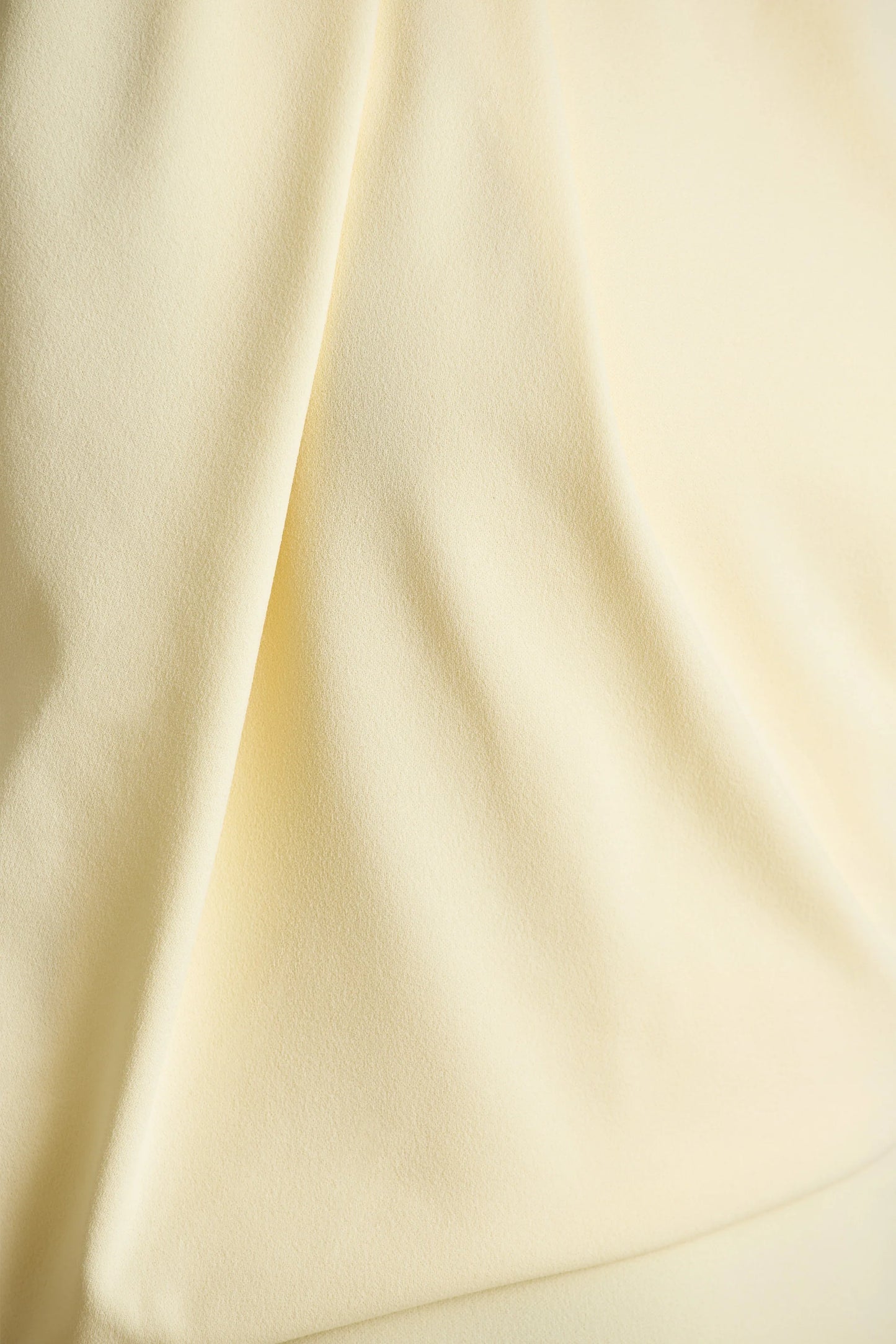 Meave Lemon Boat-Neck Maxi Dress With Draped Detail