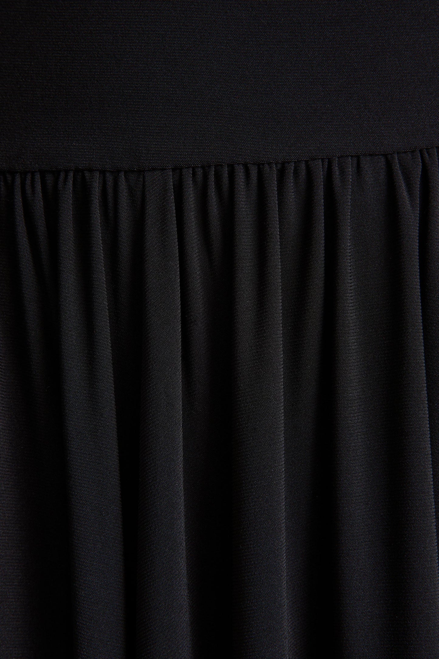 Saskia Black Bardot-Neck Maxi Dress