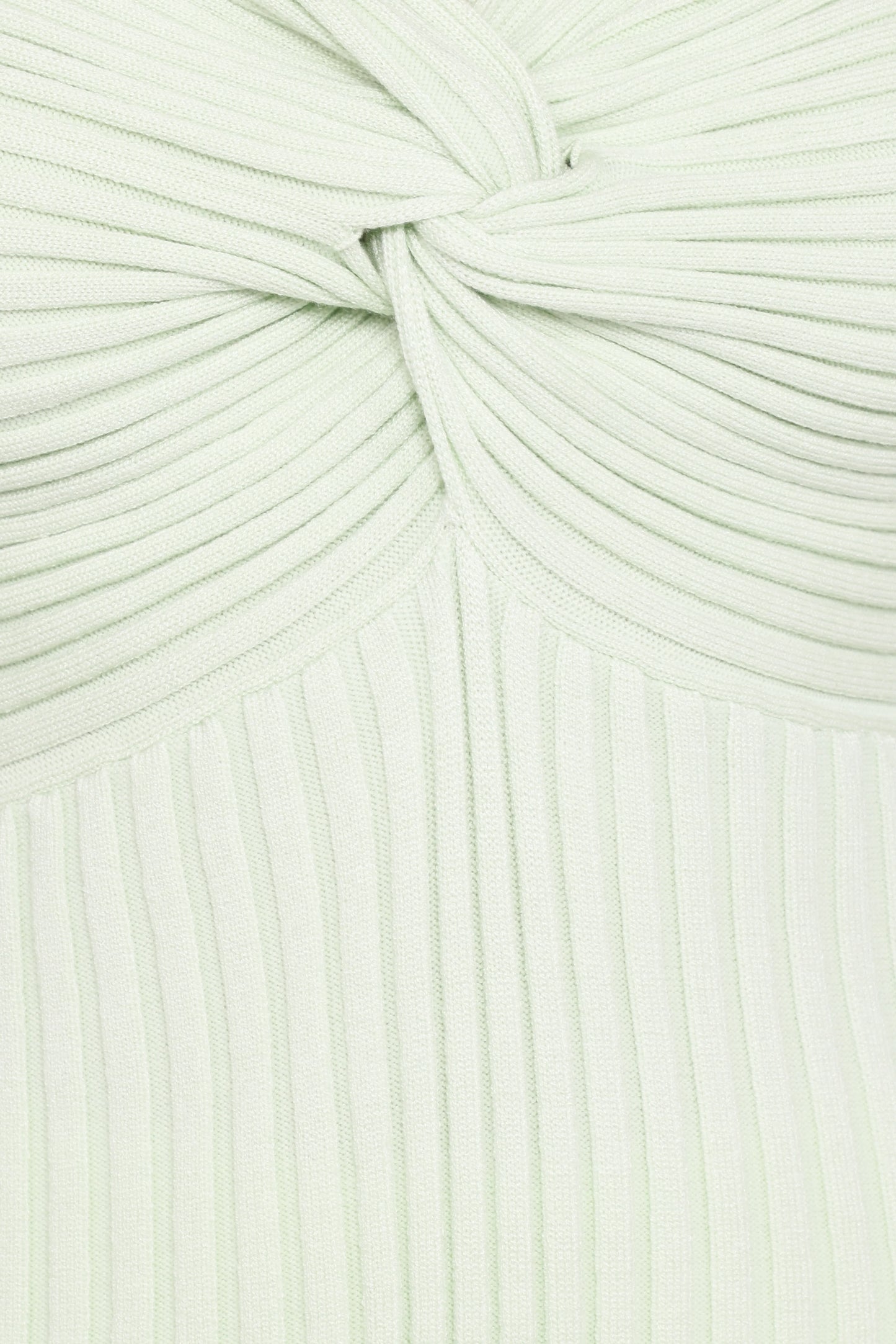 Demi Twist Detail Knit Top - Sage