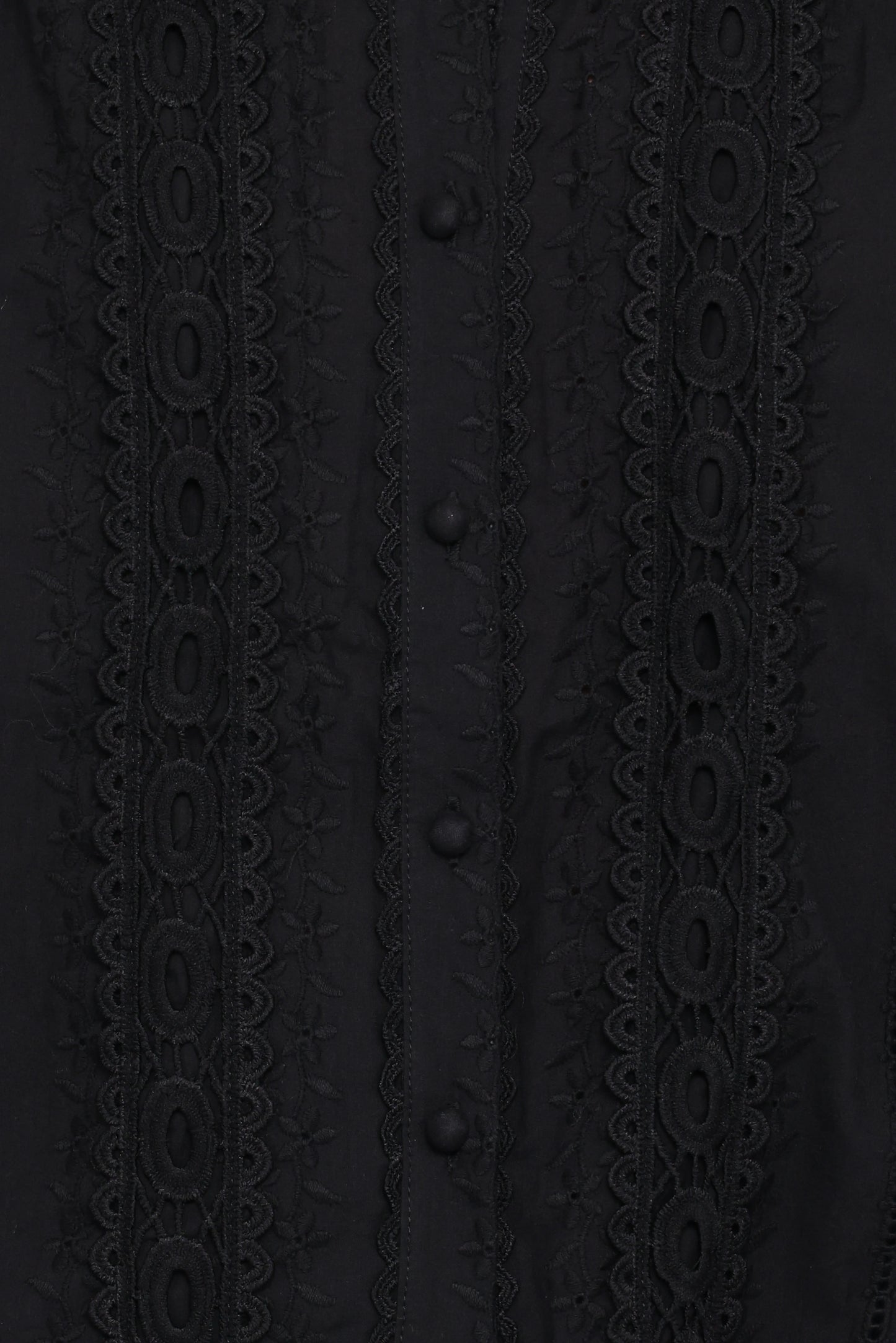 Catania Lace Inset Top - Black