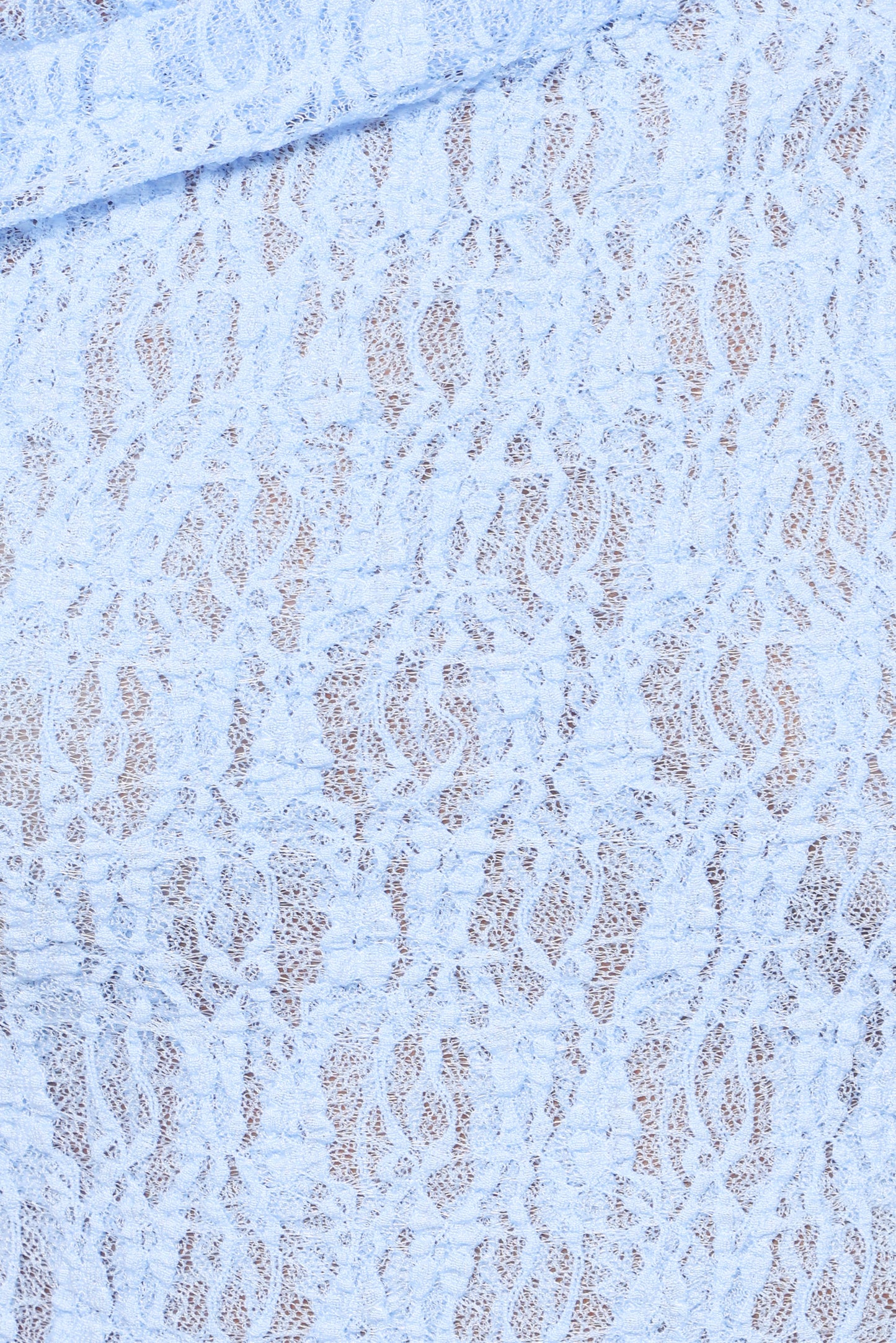 Faeriel Off Shoulder Lace Knit Top - Blue