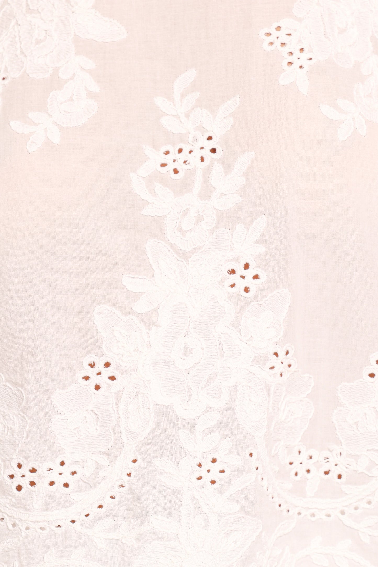 Tanis Embroidered Top - White