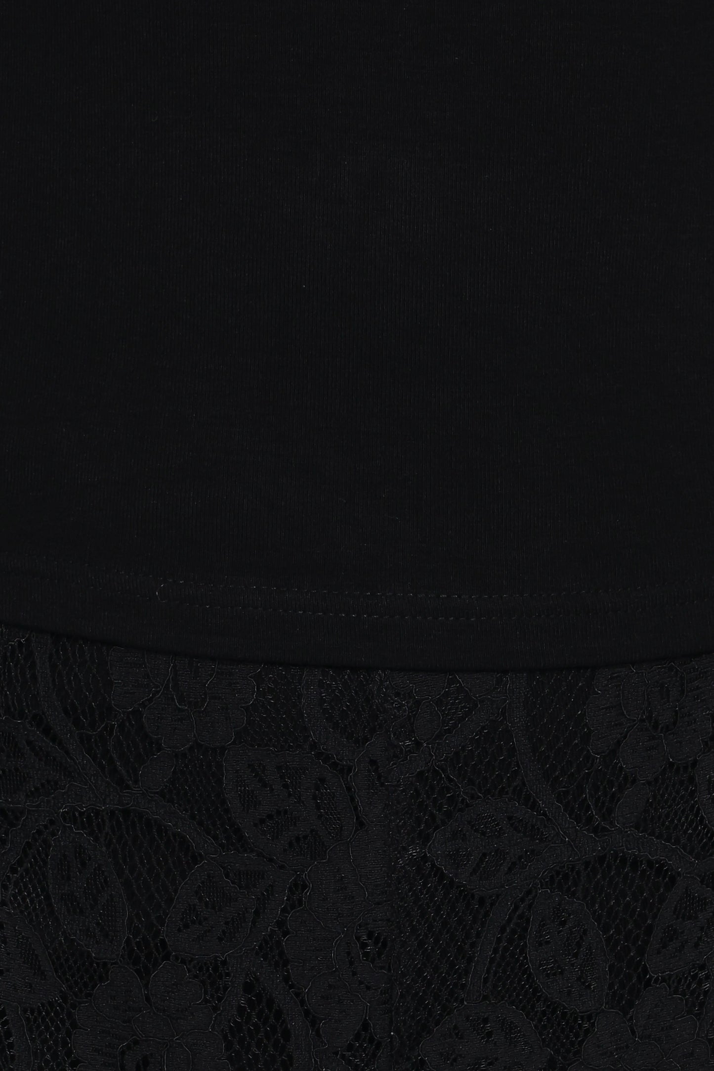 Alina Lace Pant Set - Black