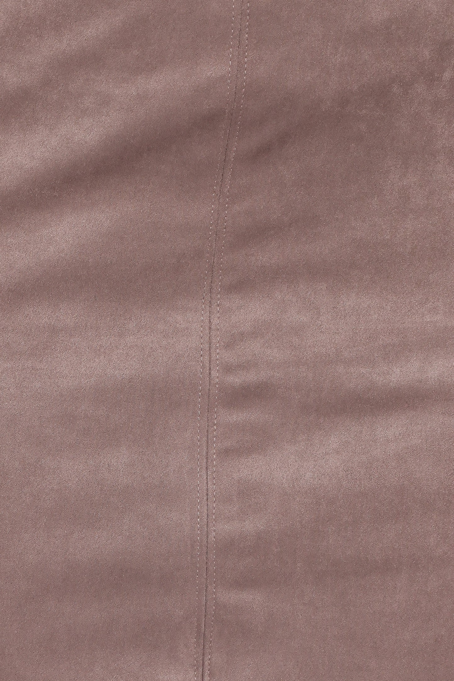 Una Suede Midi Skirt - Mushroom
