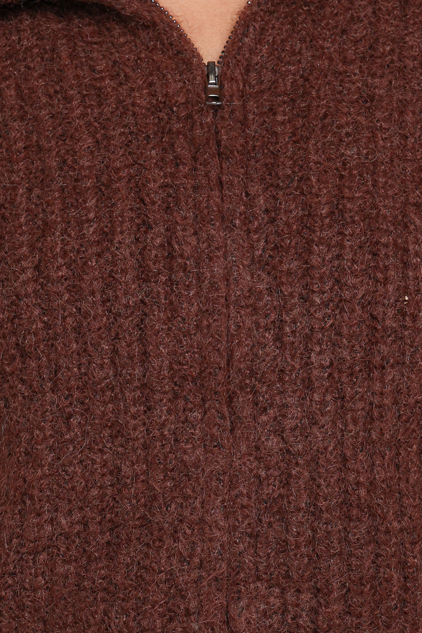 Miffy Zip Through Cardigan - Chocolate