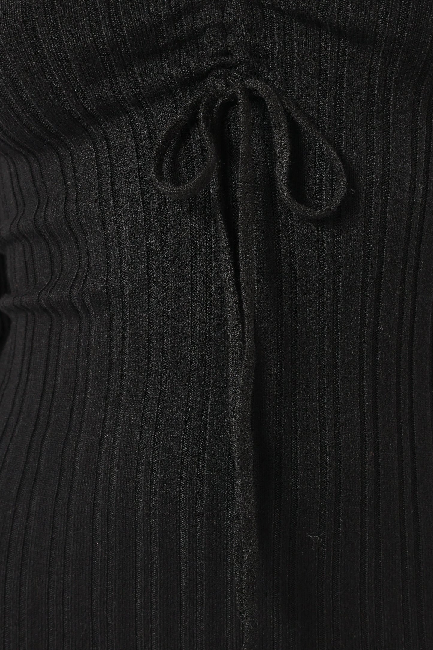 Irene Long Sleeve Midi Dress - Black