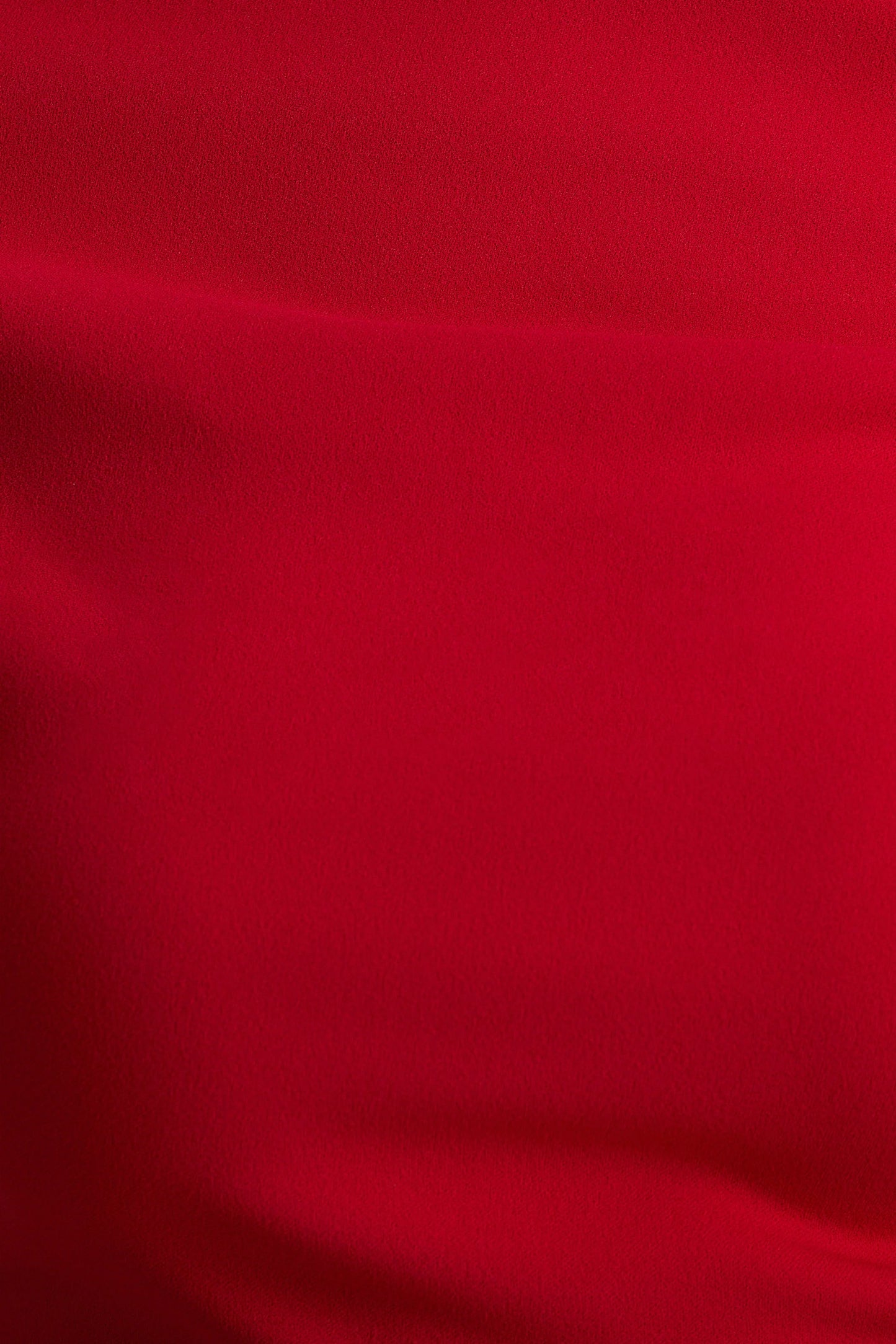 Alexandra Red Asymmetric-Neck Draped Jumpsuit