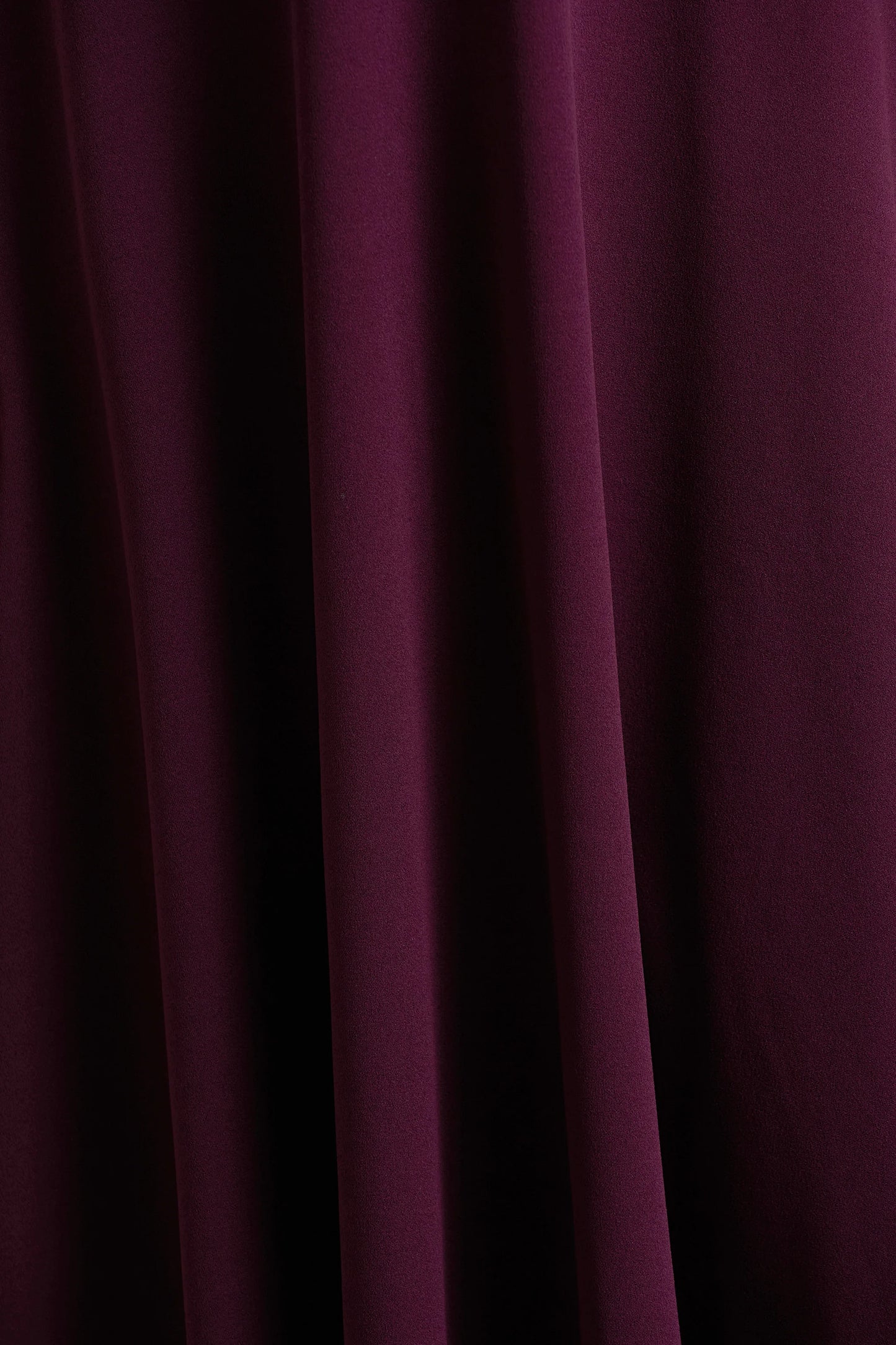 Andromeda Burgundy Sweetheart-Neck Midi Dress