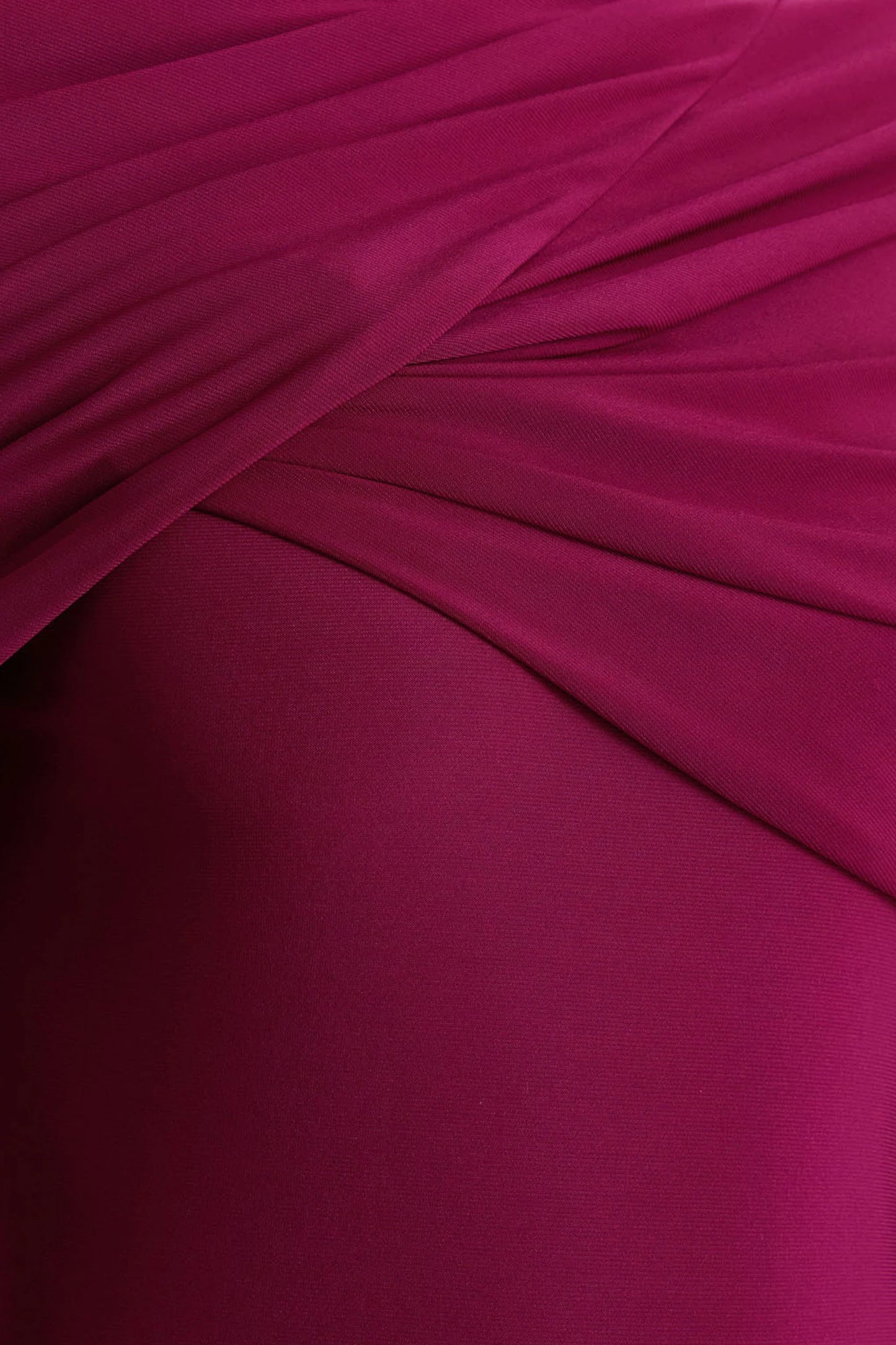Aneira Burgundy High-Neck Maxi Dress With Cape Sleeves