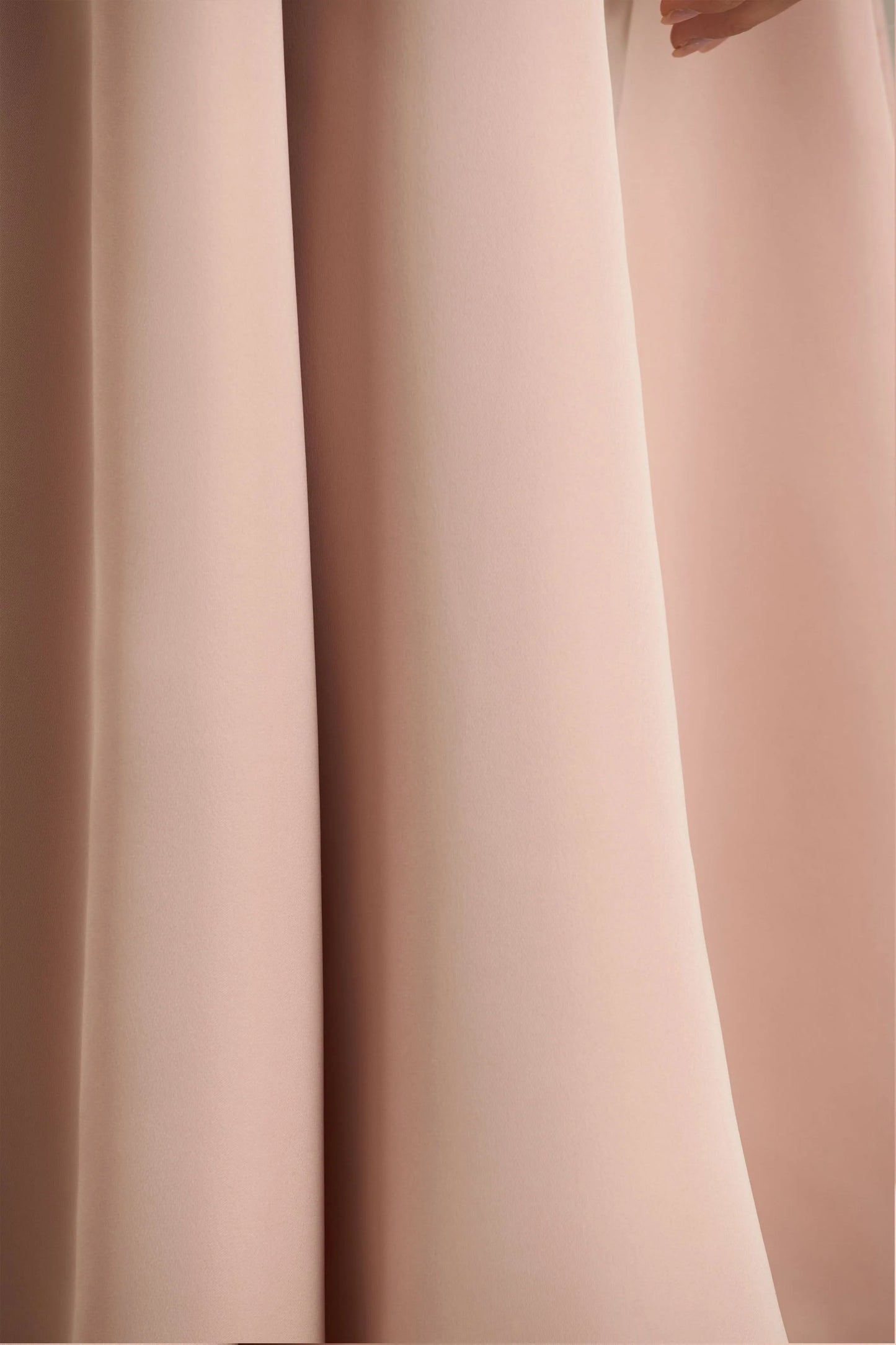 Mally Rose Pink Satin Sweetheart A-Line Midi Dress