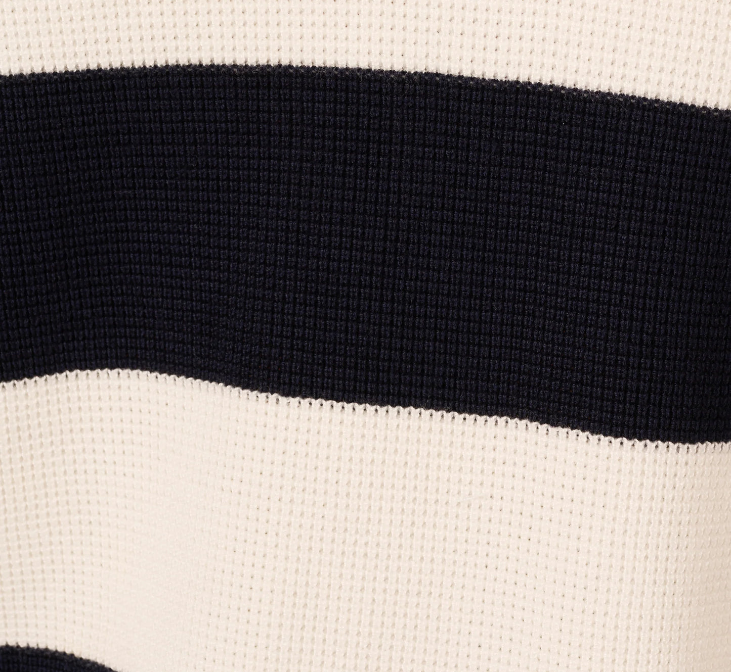Striped Sweater Vest Cap Sleeve Collared Twofer Shirt In Navy Ivory Stripe W Chambray