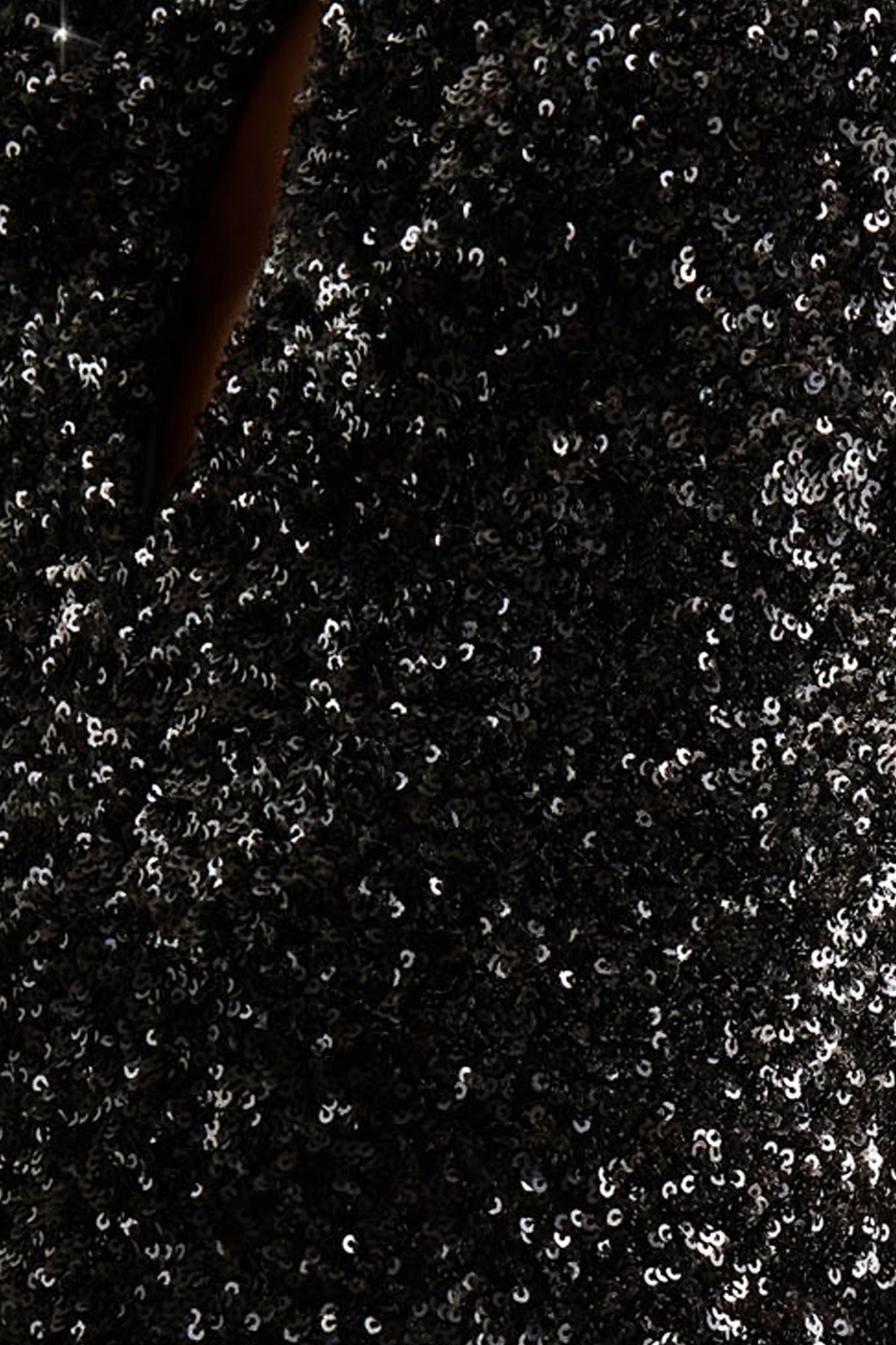 Renelle Black Sequin Halter Neck Maxi Dress