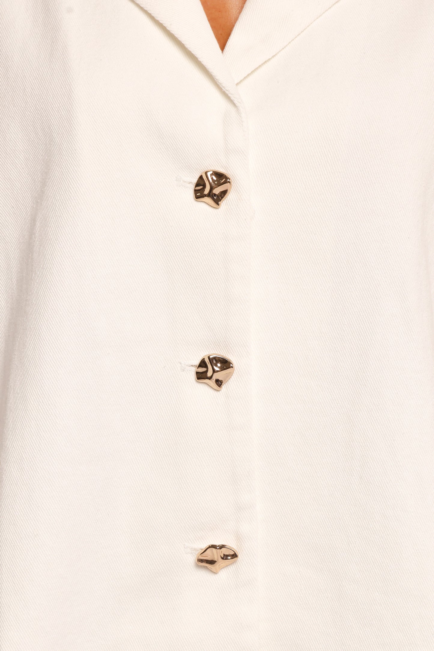 Odelia Denim Shirt - Off White