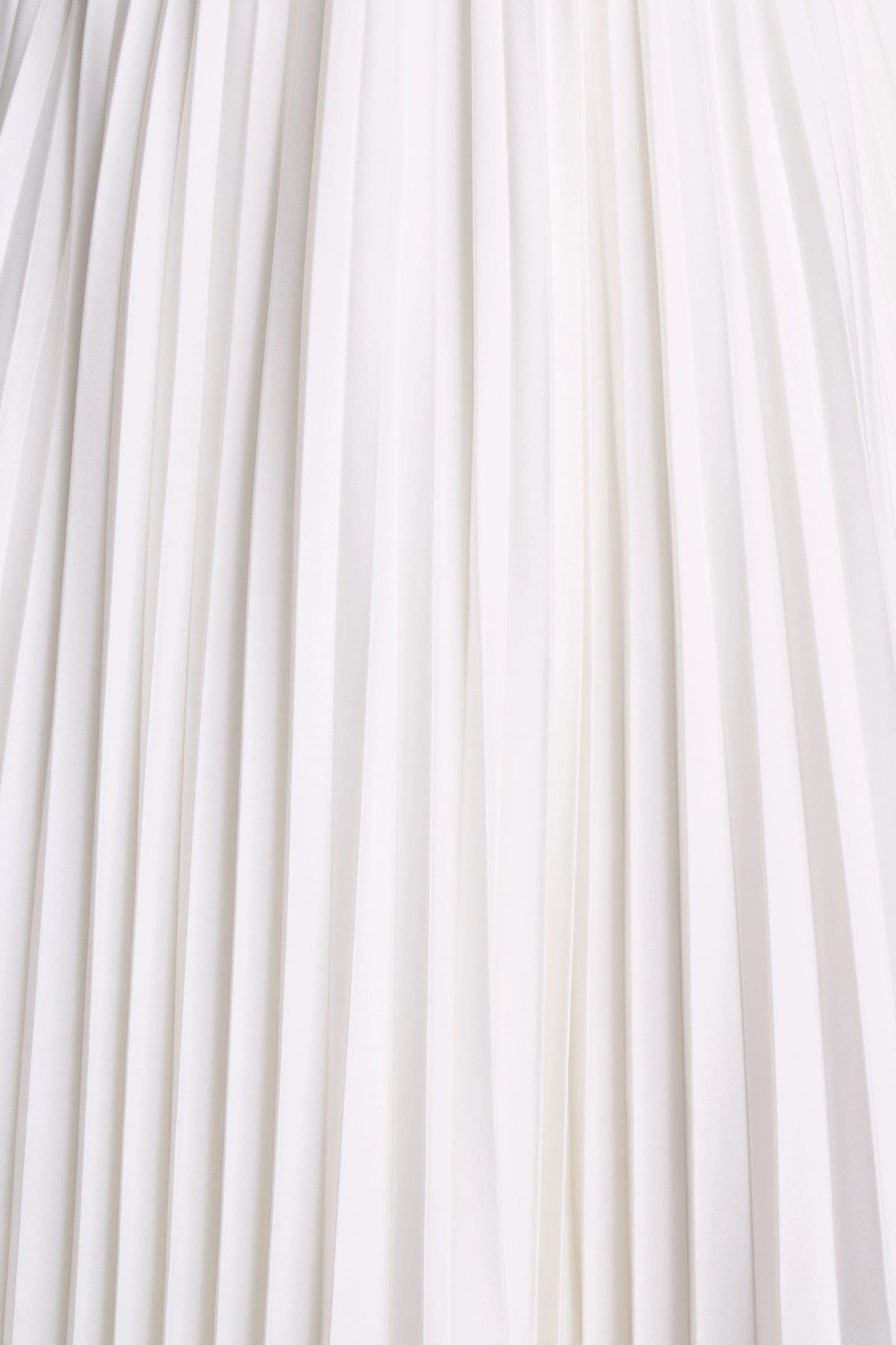 Agua Cream Satin Sweetheart Midi Dress With Pleated Skirt