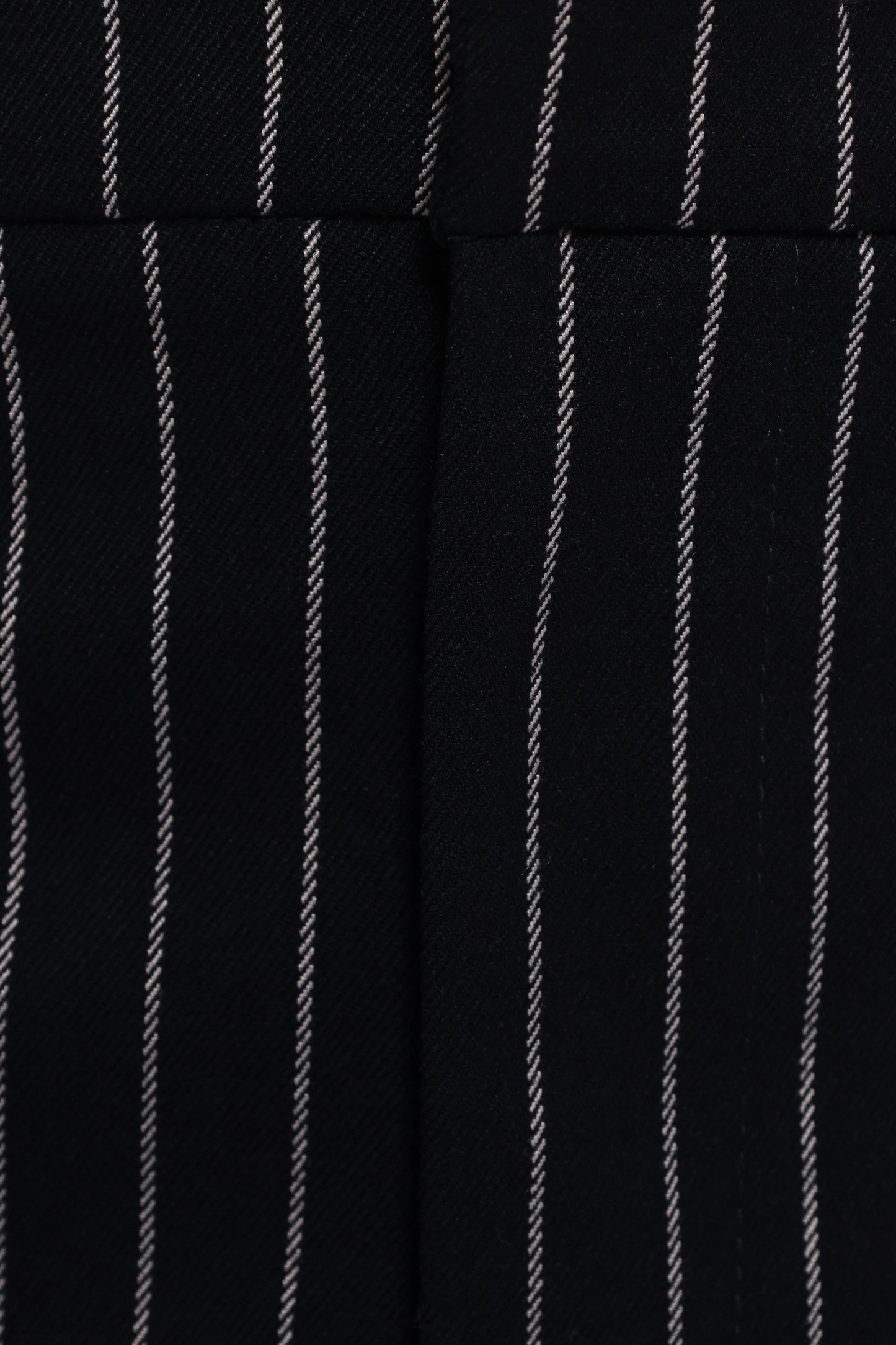 Ellory Midi Skirt - Navy Pinstripe