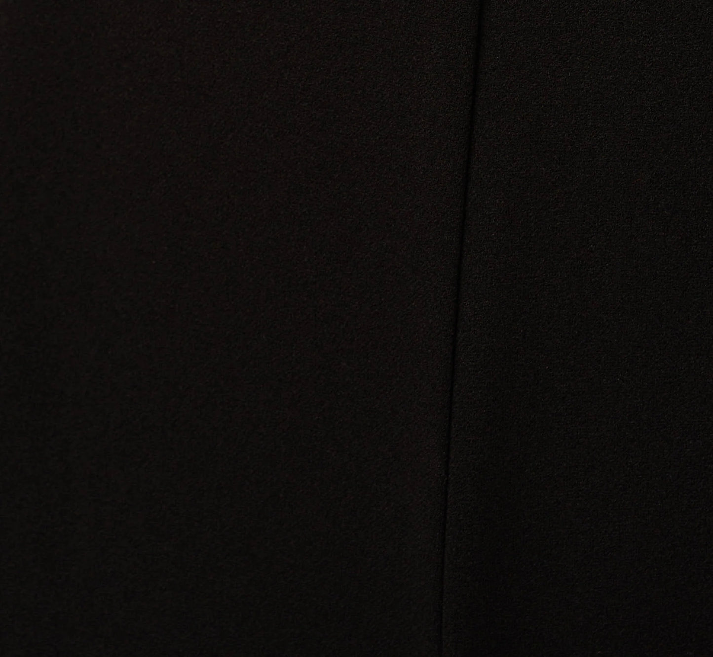 Long Sleeve Crepe Jumpsuit With Tuxedo Collar In Black